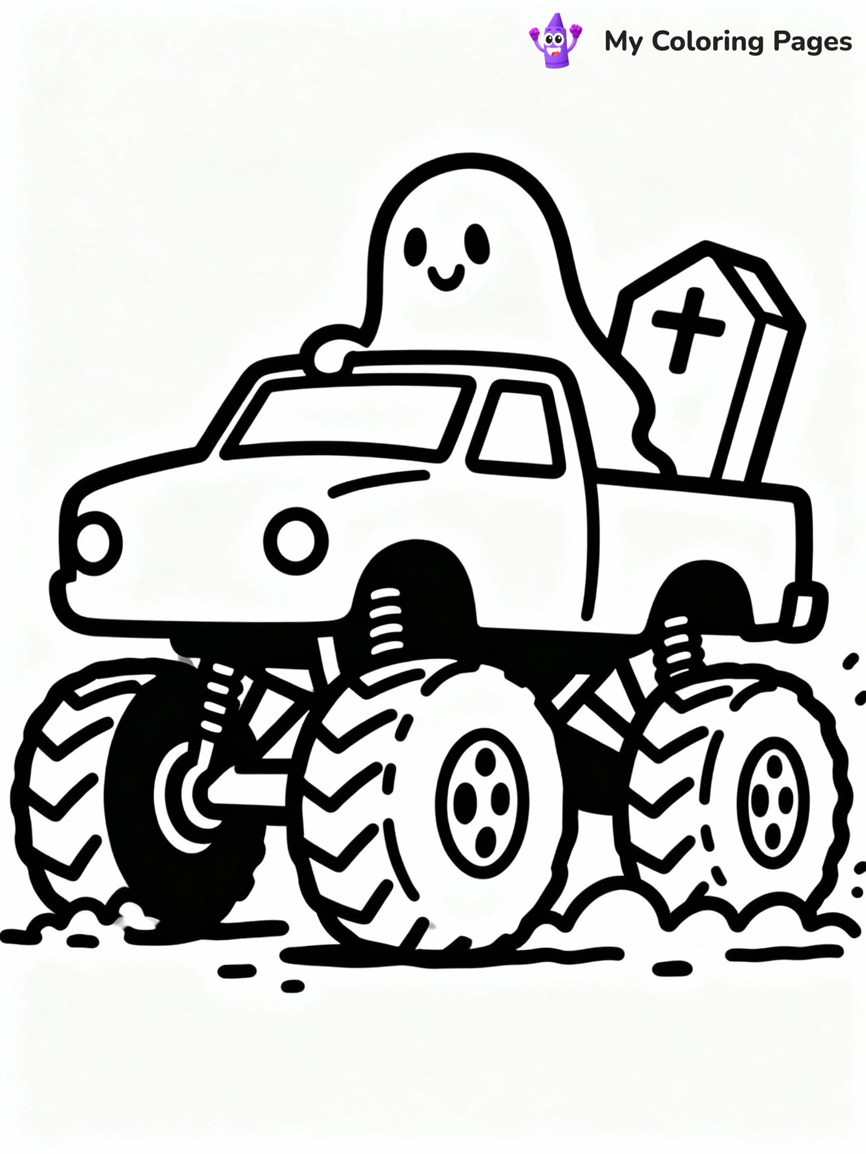 Monster Truck Coloring Pages - 13