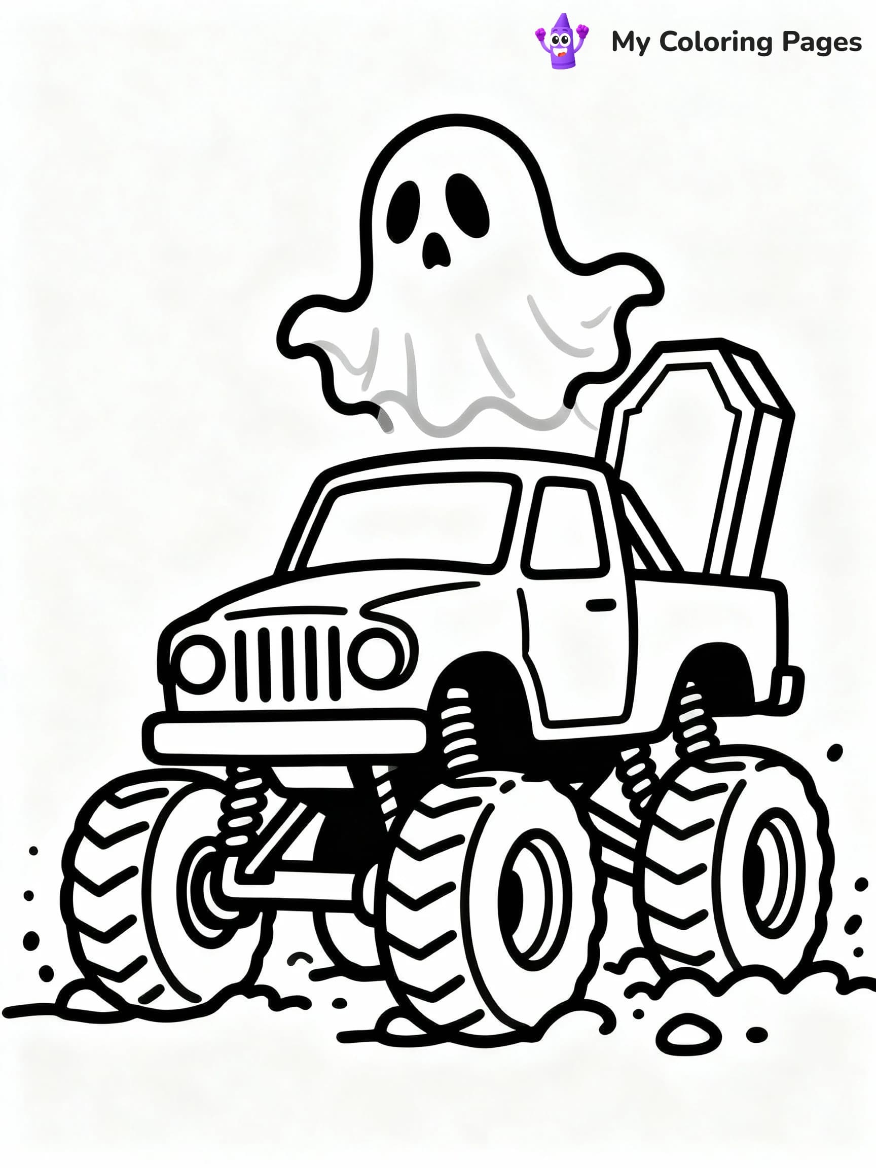 Monster Truck Coloring Pages - 12