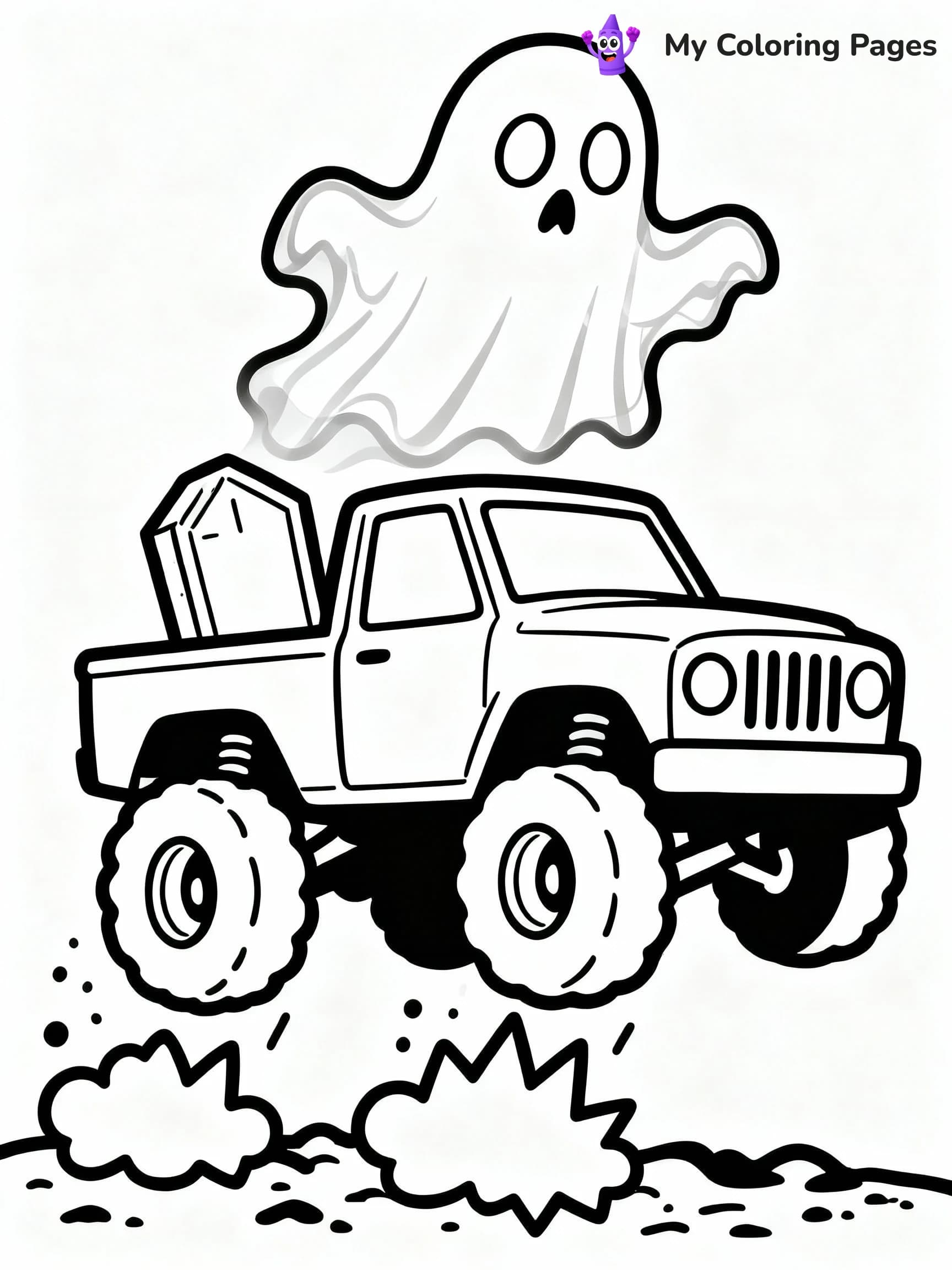 Monster Truck Coloring Pages - 11
