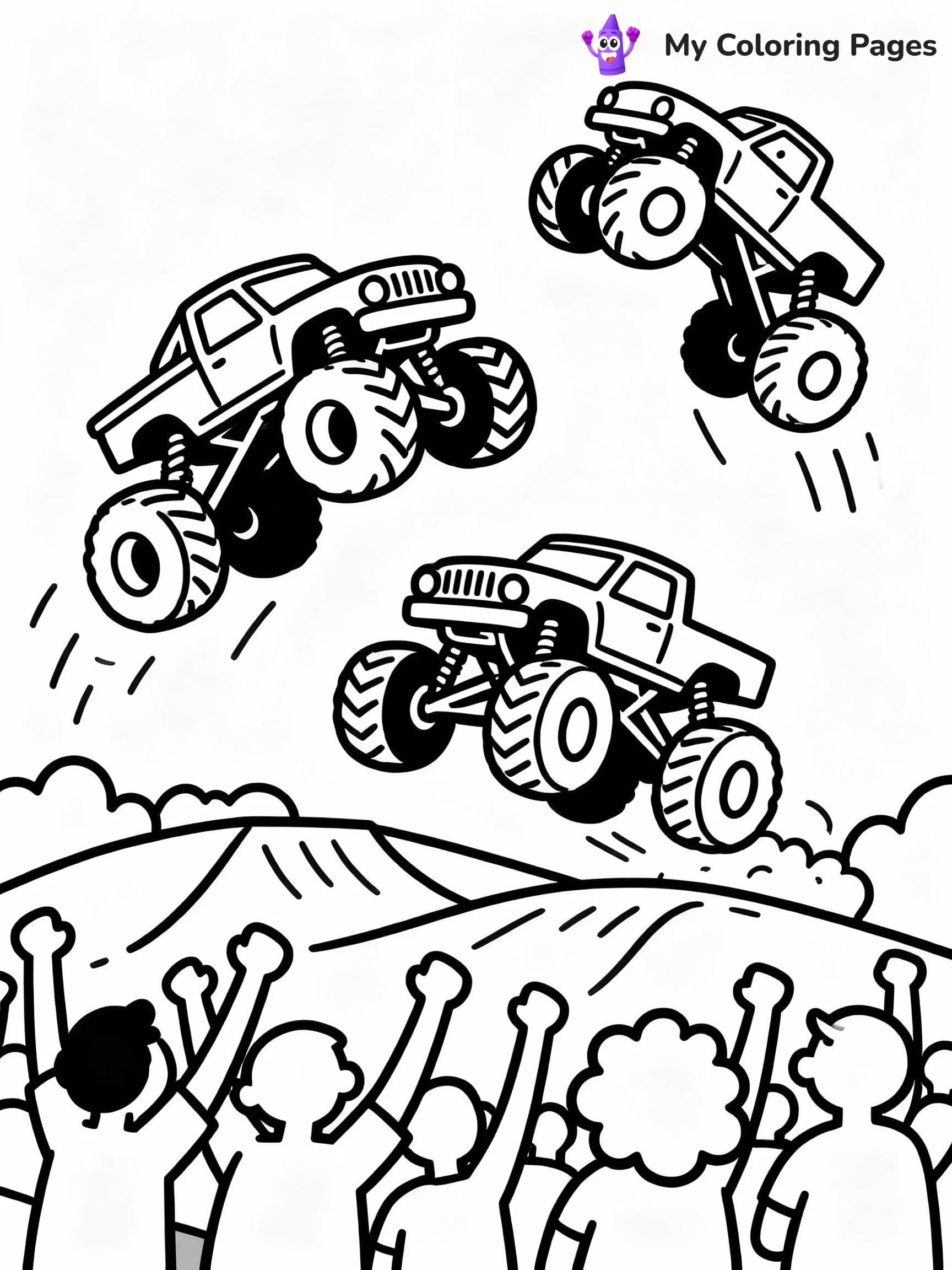 Monster Truck Coloring Pages - 2