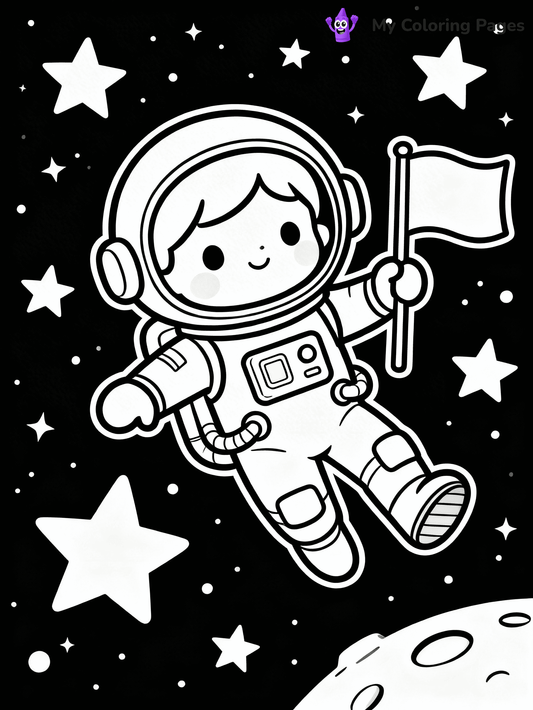 Galaxy Coloring Pages - 37