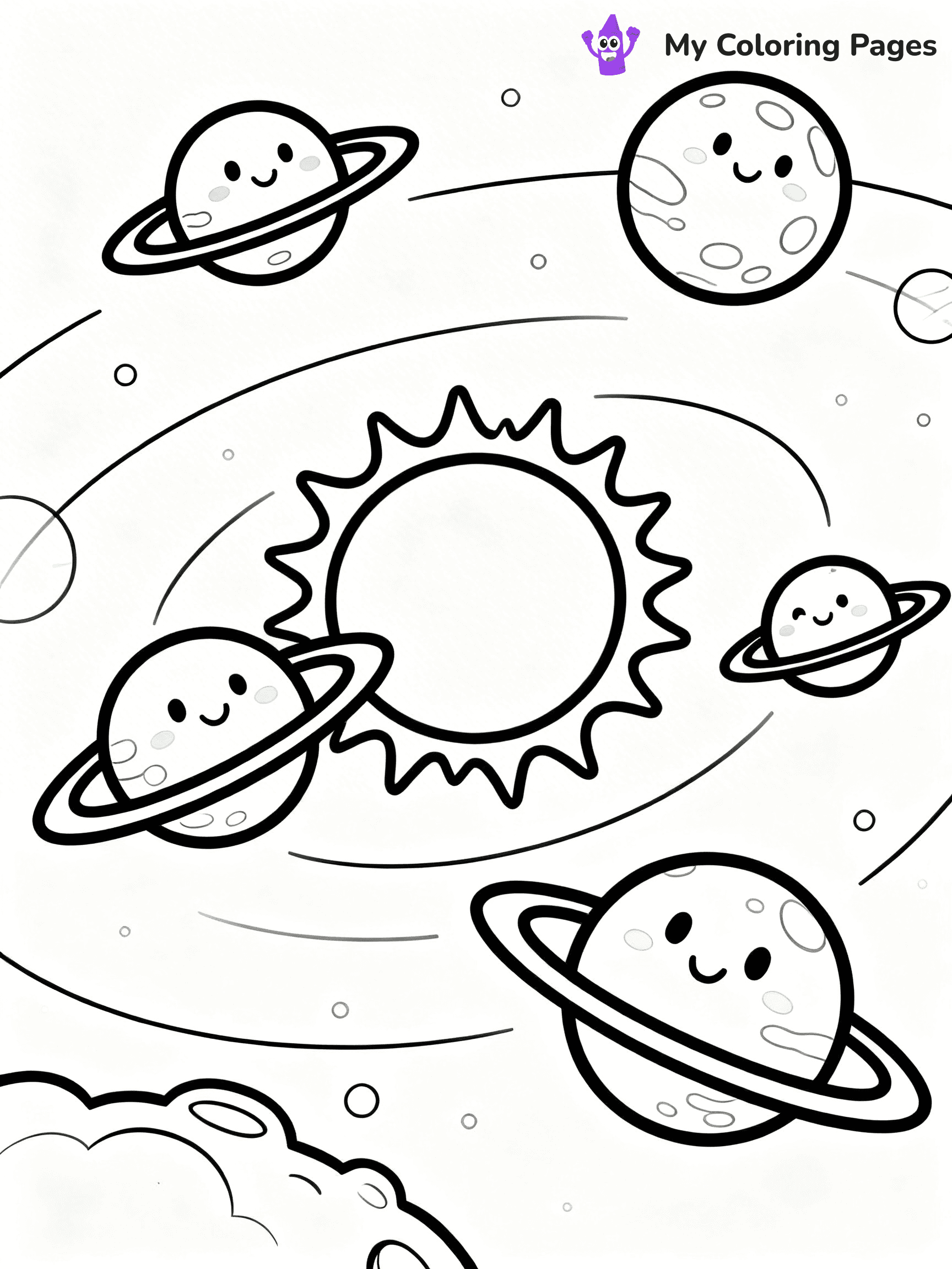 Galaxy Coloring Pages - 30