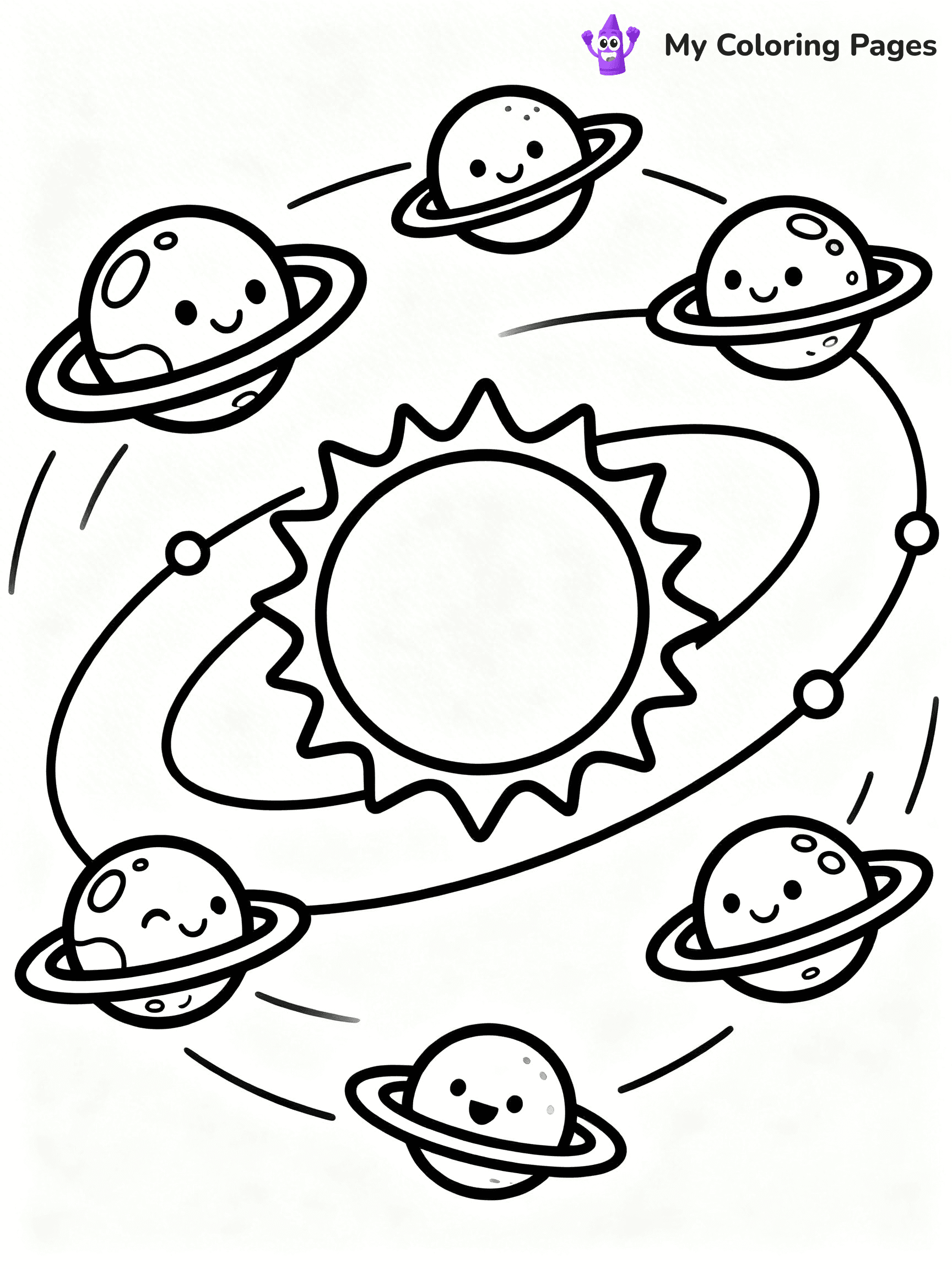 Galaxy Coloring Pages - 25