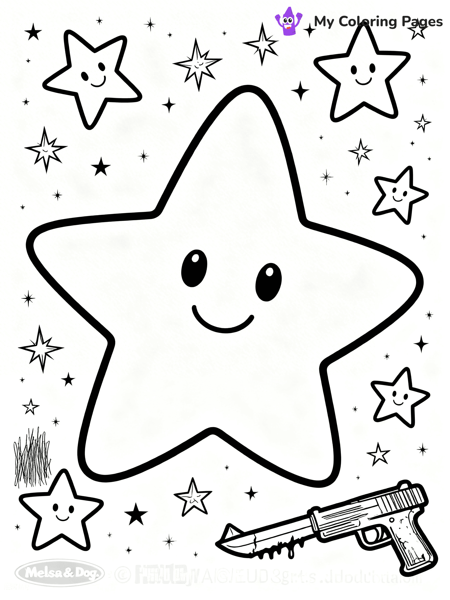 Galaxy Coloring Pages - 24