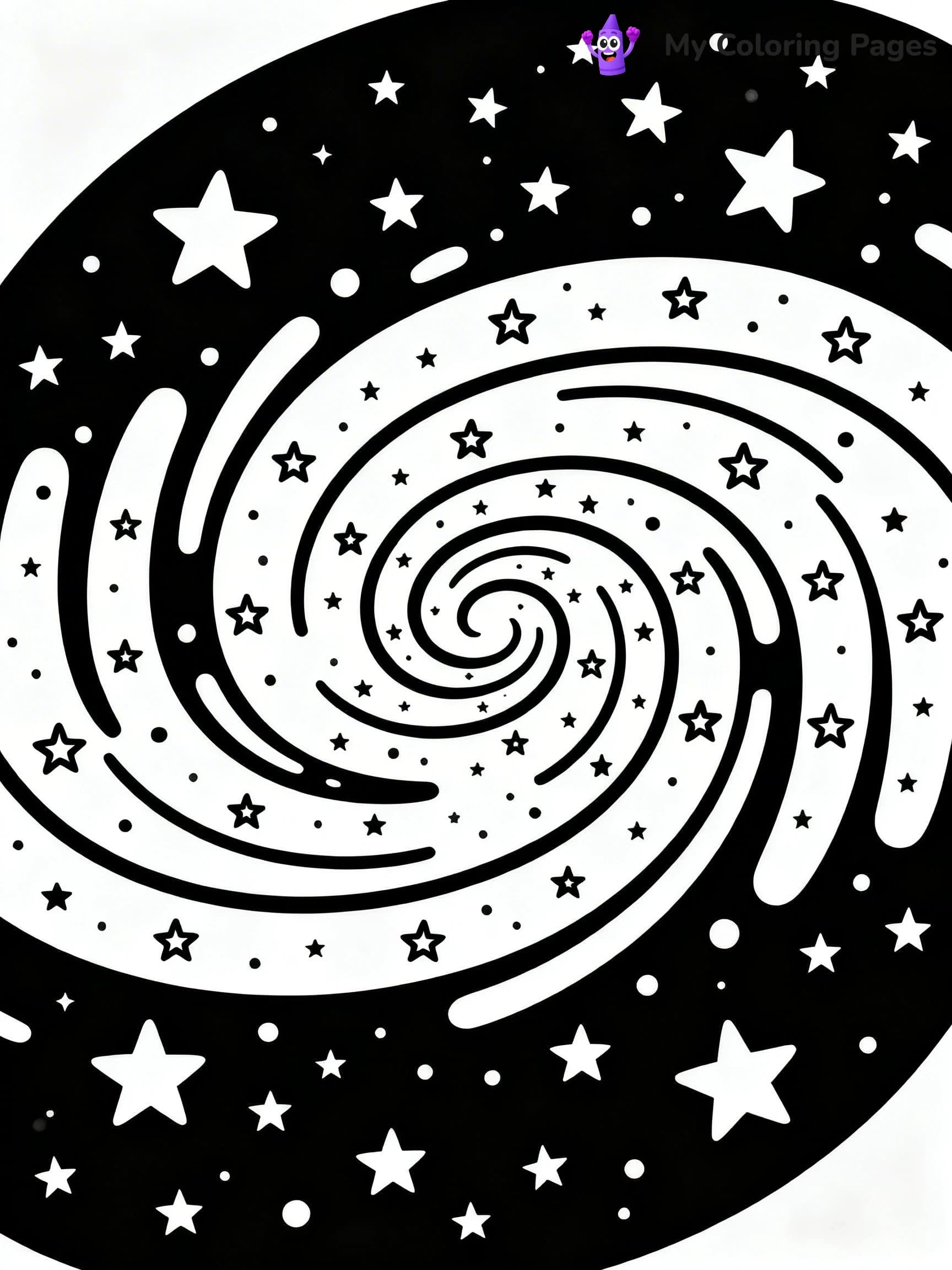 Galaxy Coloring Pages - 18