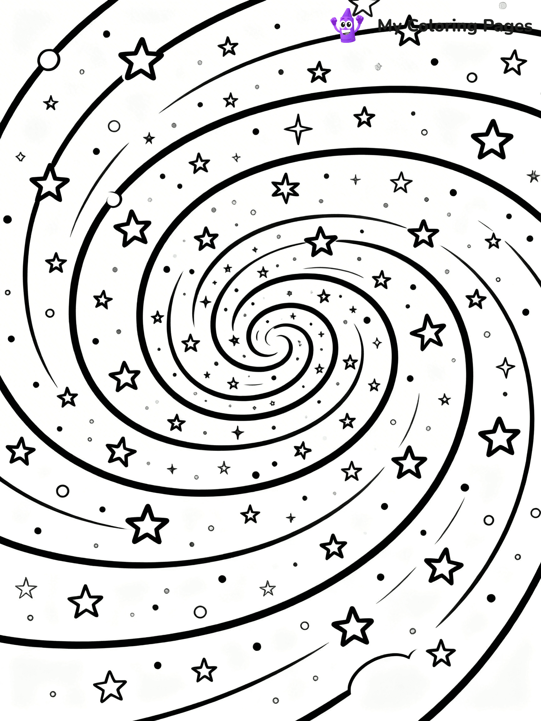Galaxy Coloring Pages - 16