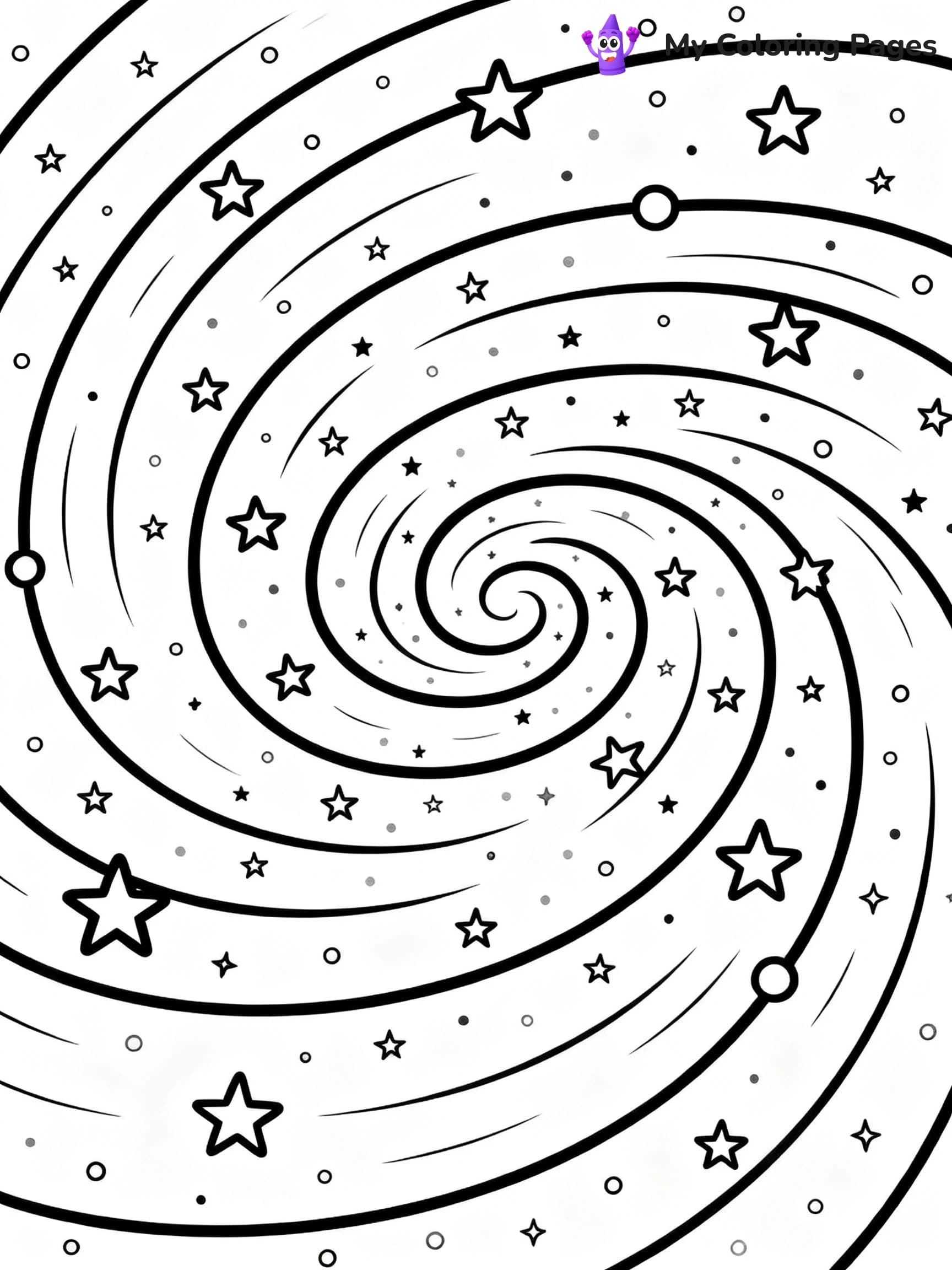Galaxy Coloring Pages - 14