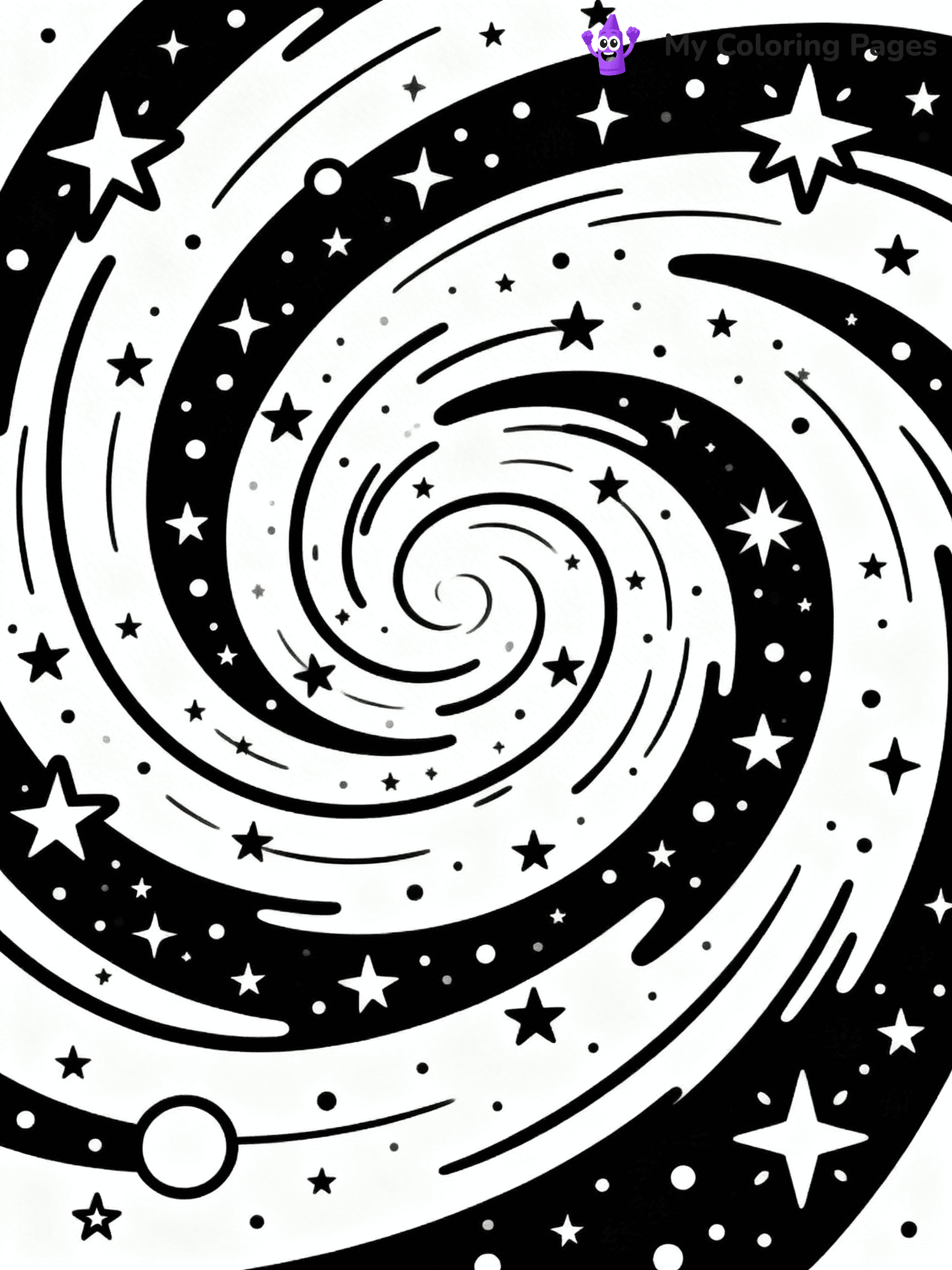 Galaxy Coloring Pages - 13
