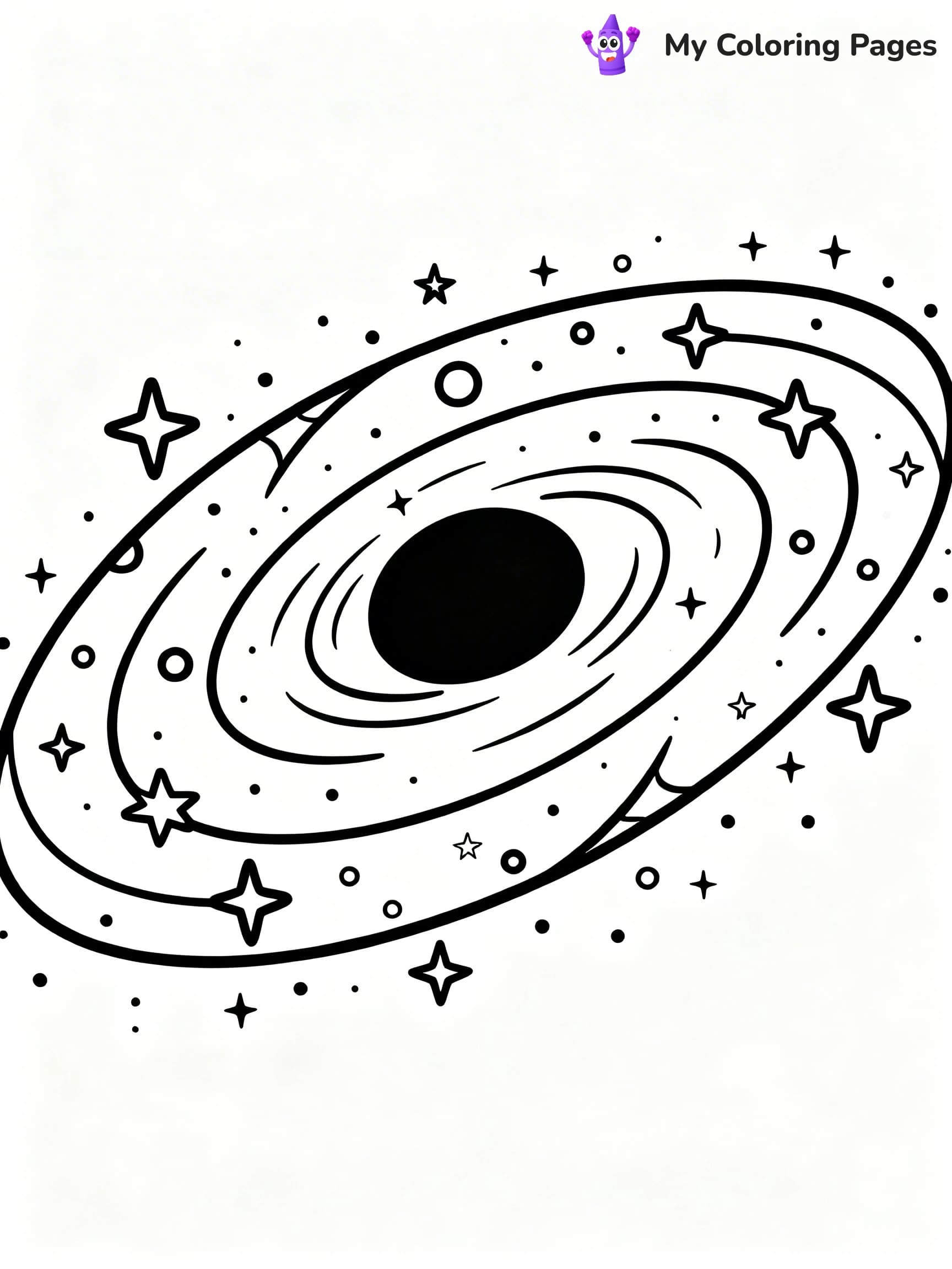 Galaxy Coloring Pages - 5