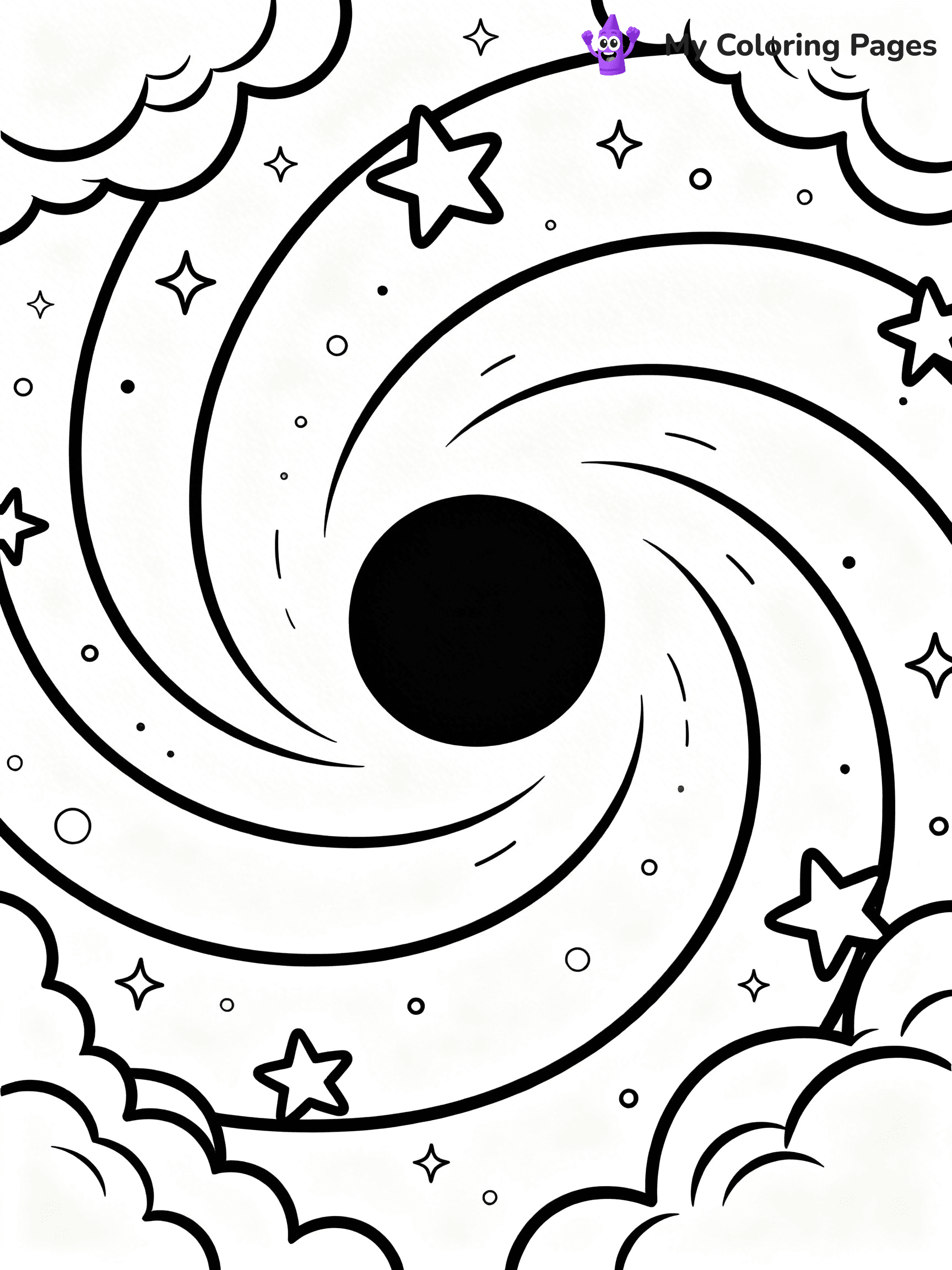 Galaxy Coloring Pages - 3