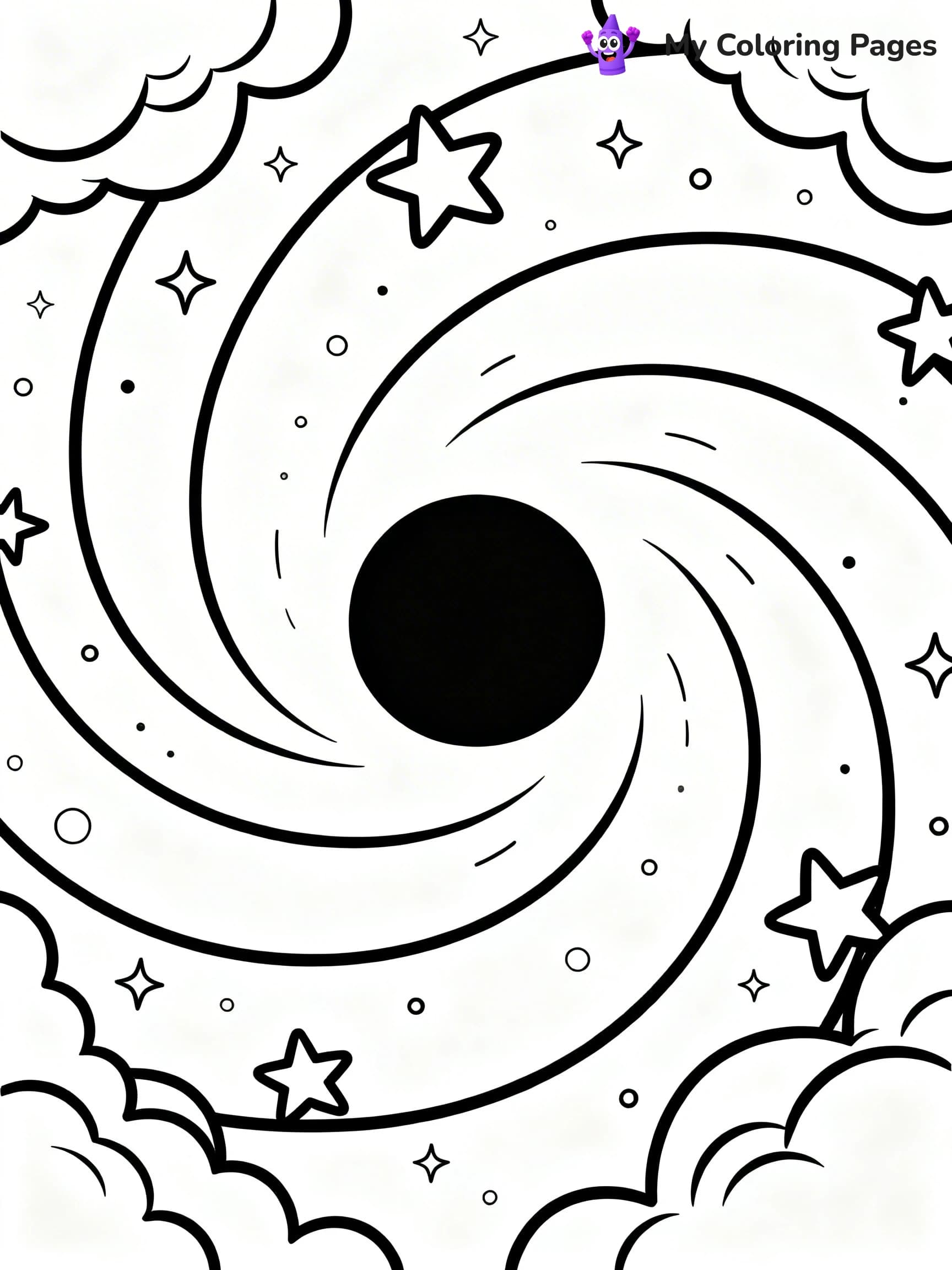 Galaxy Coloring Pages - 3
