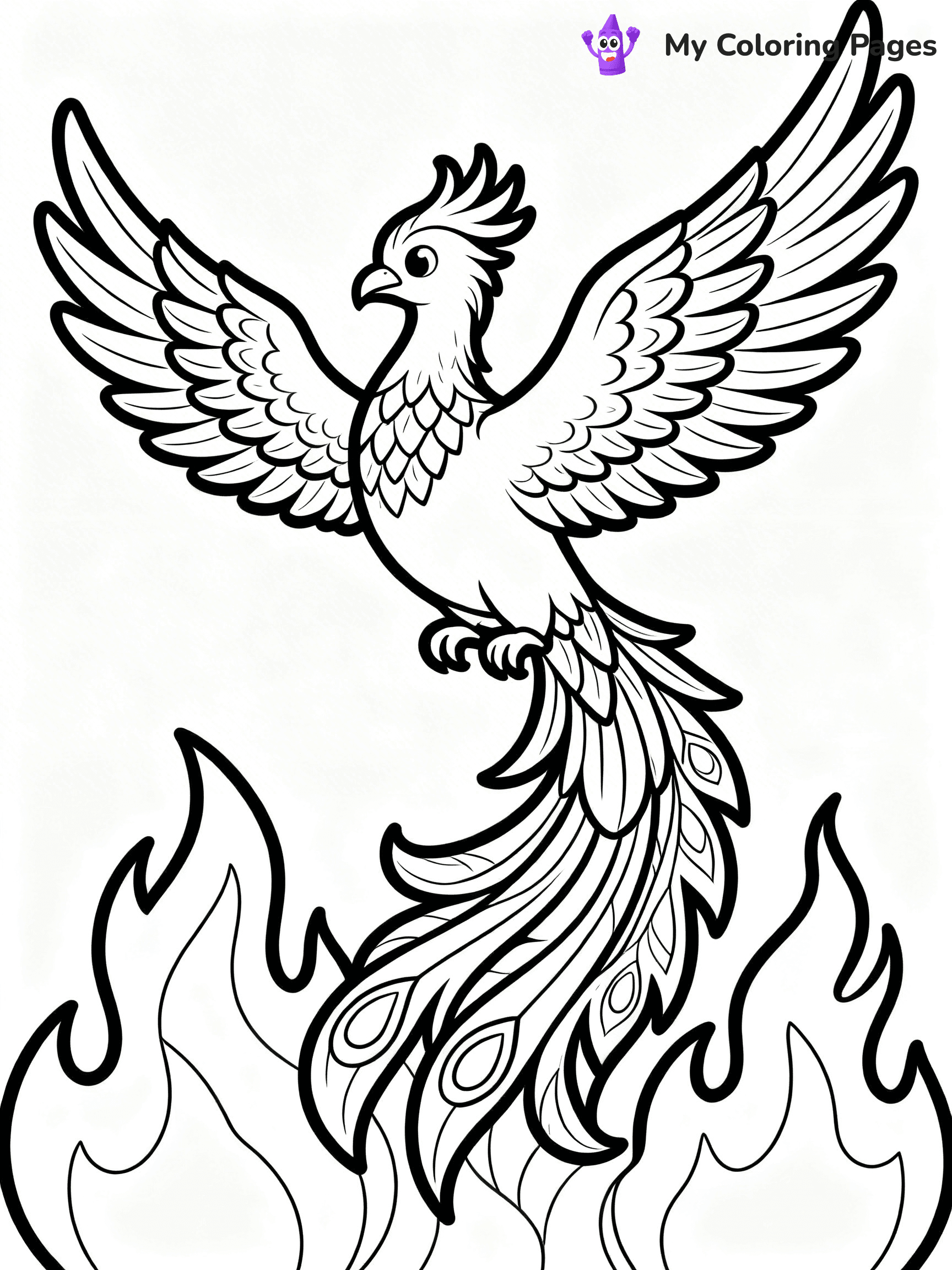 Phoenix Coloring Pages - 28