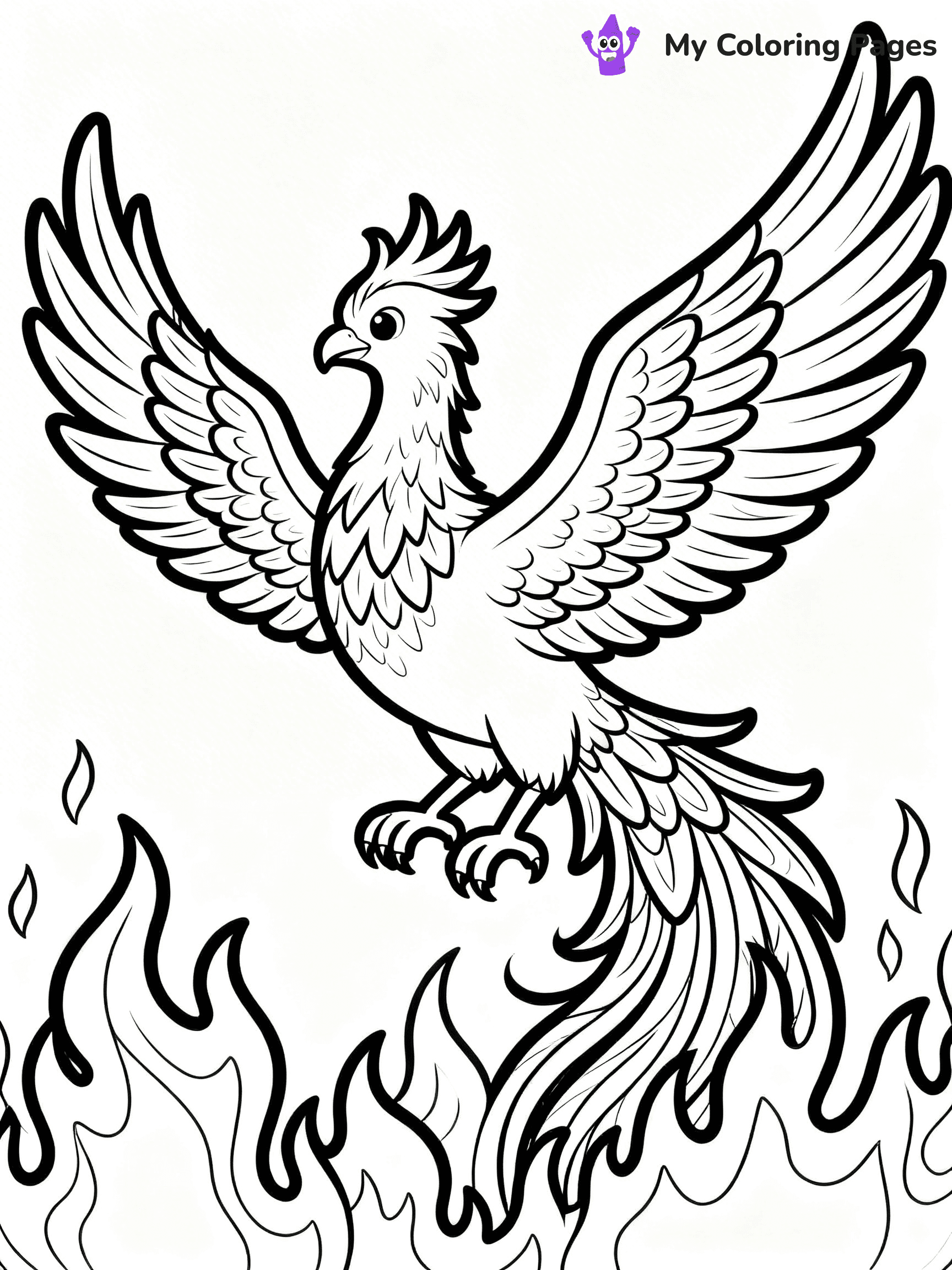 Phoenix Coloring Pages - 27