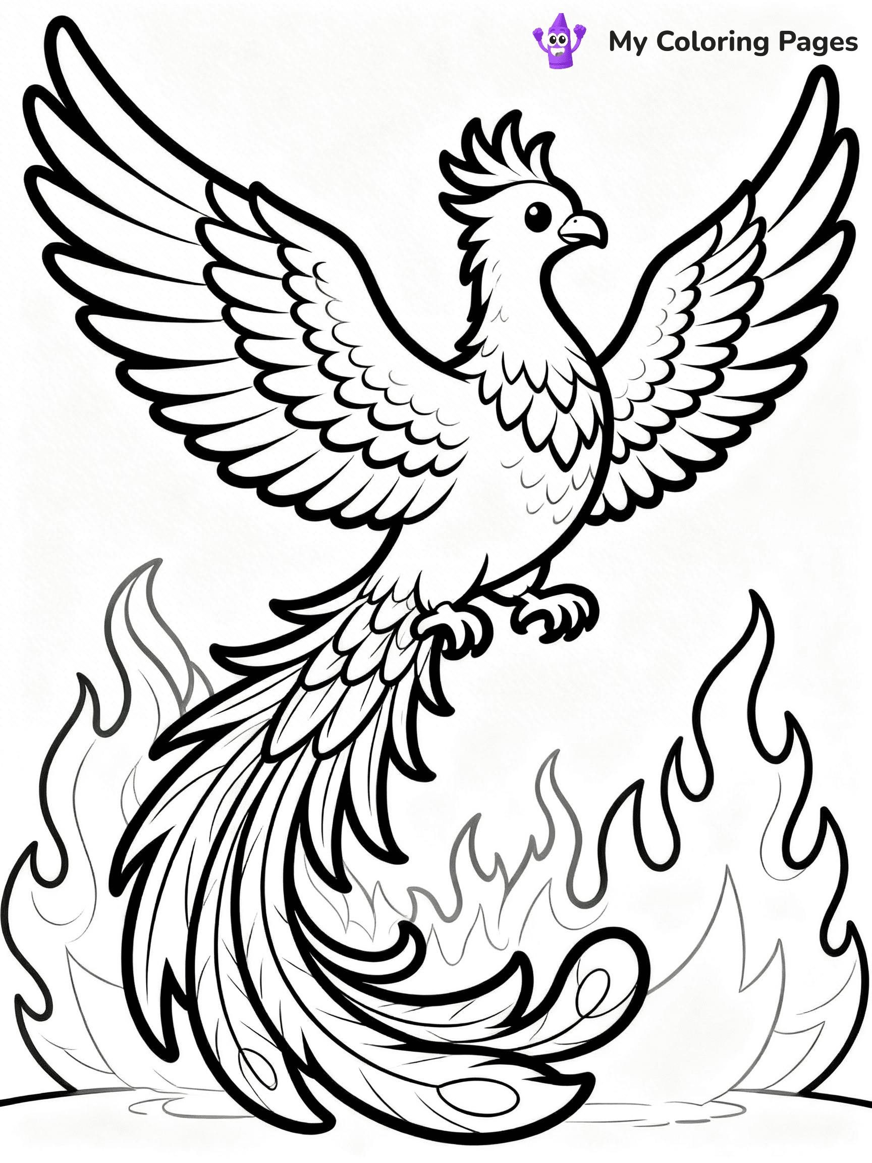 Phoenix Coloring Pages - 26