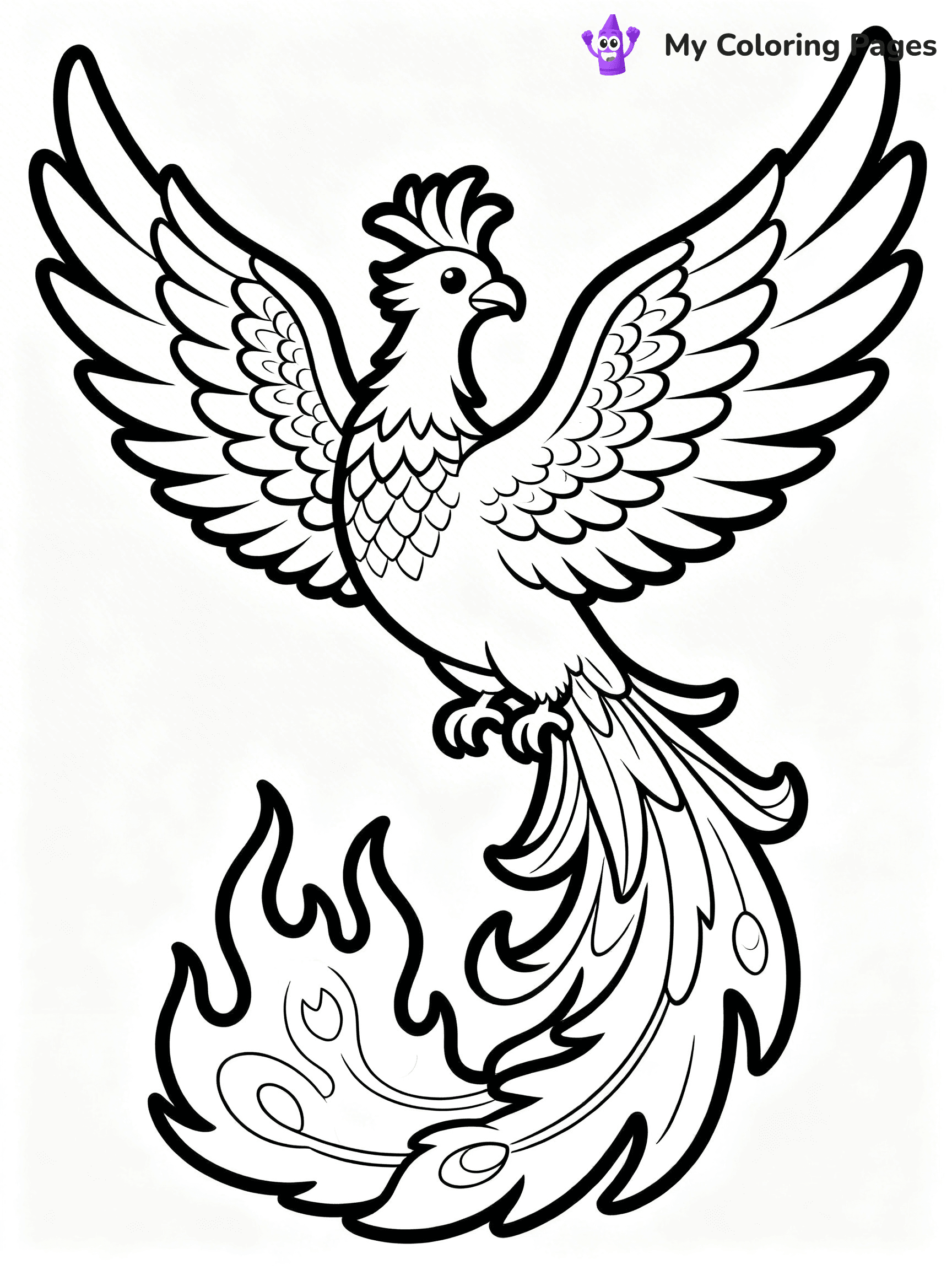 Phoenix Coloring Pages - 25