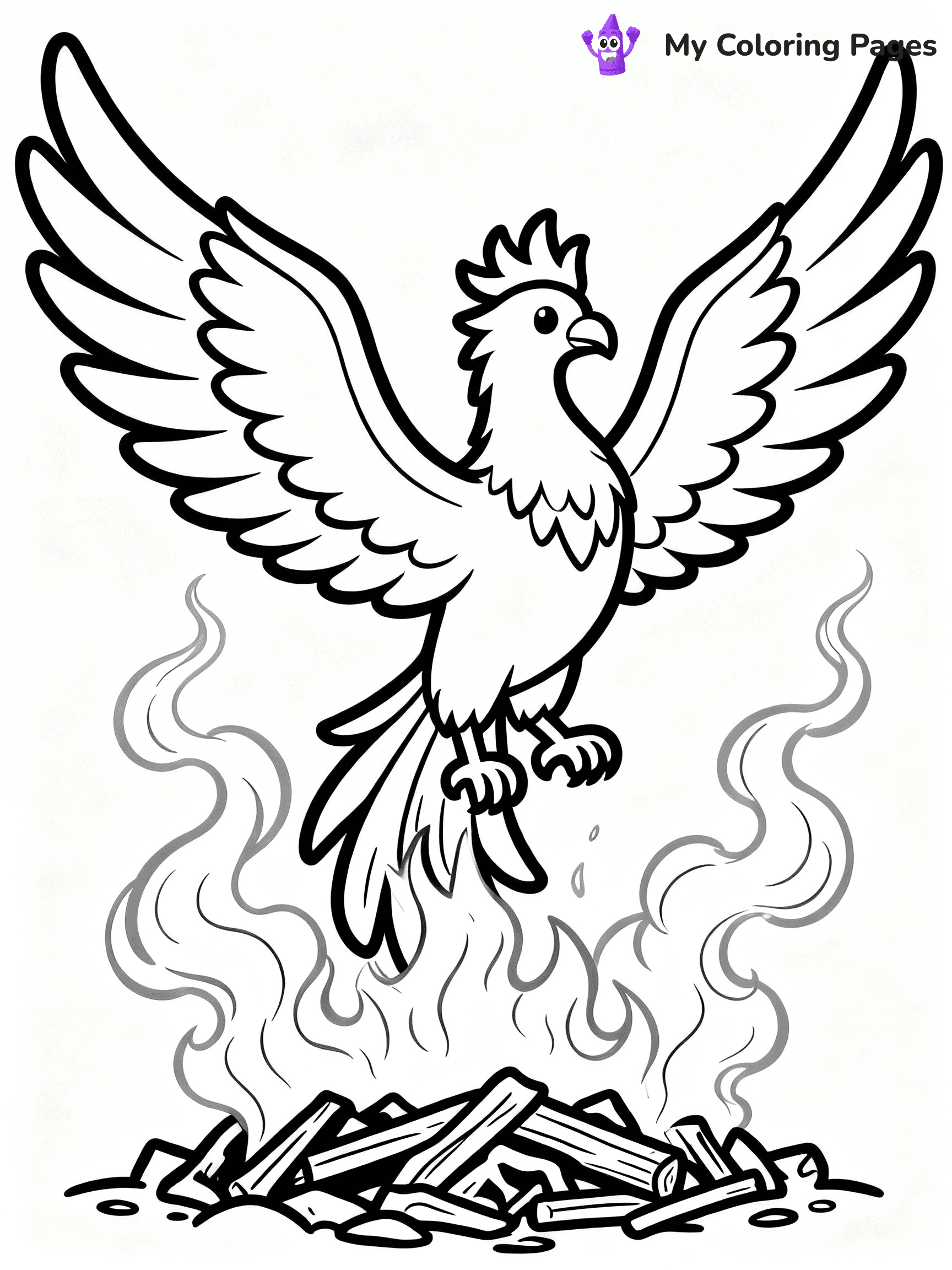 Phoenix Coloring Pages - 23