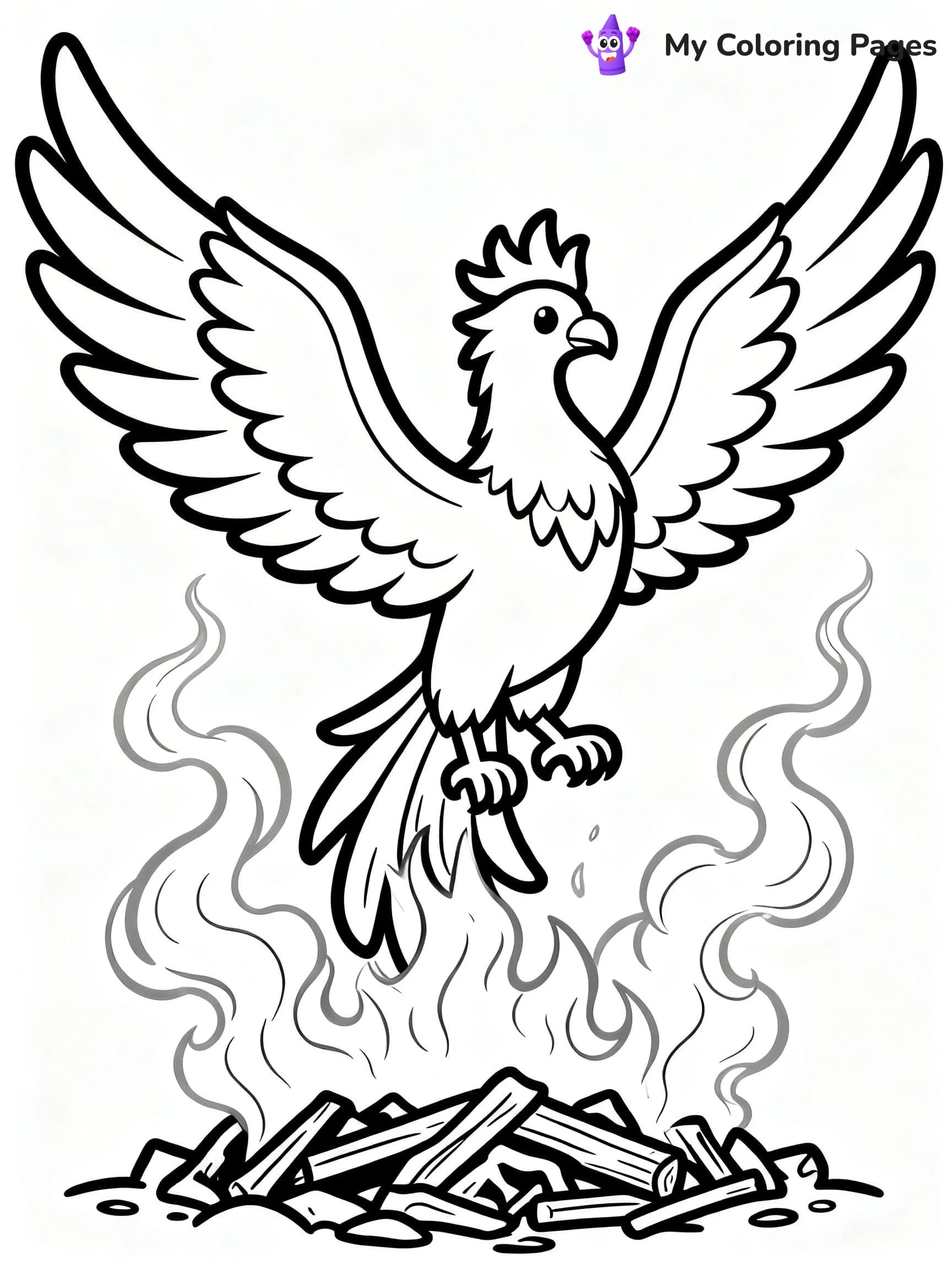 Phoenix Coloring Pages - 23