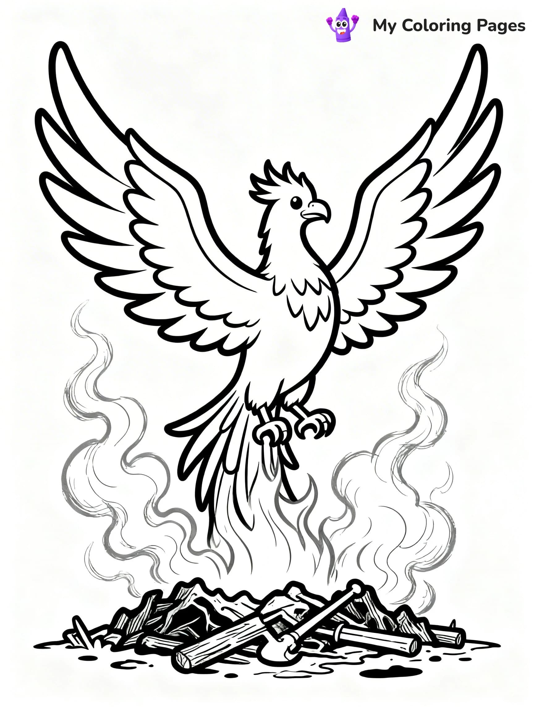 Phoenix Coloring Pages - 21