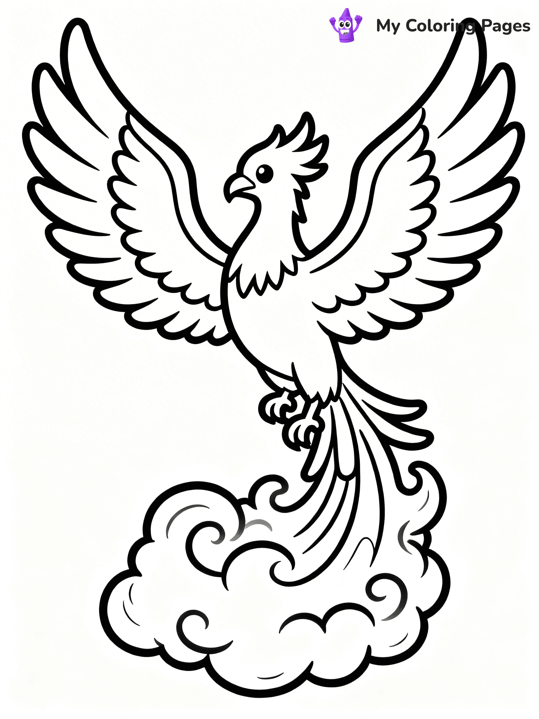 Phoenix Coloring Pages - 20