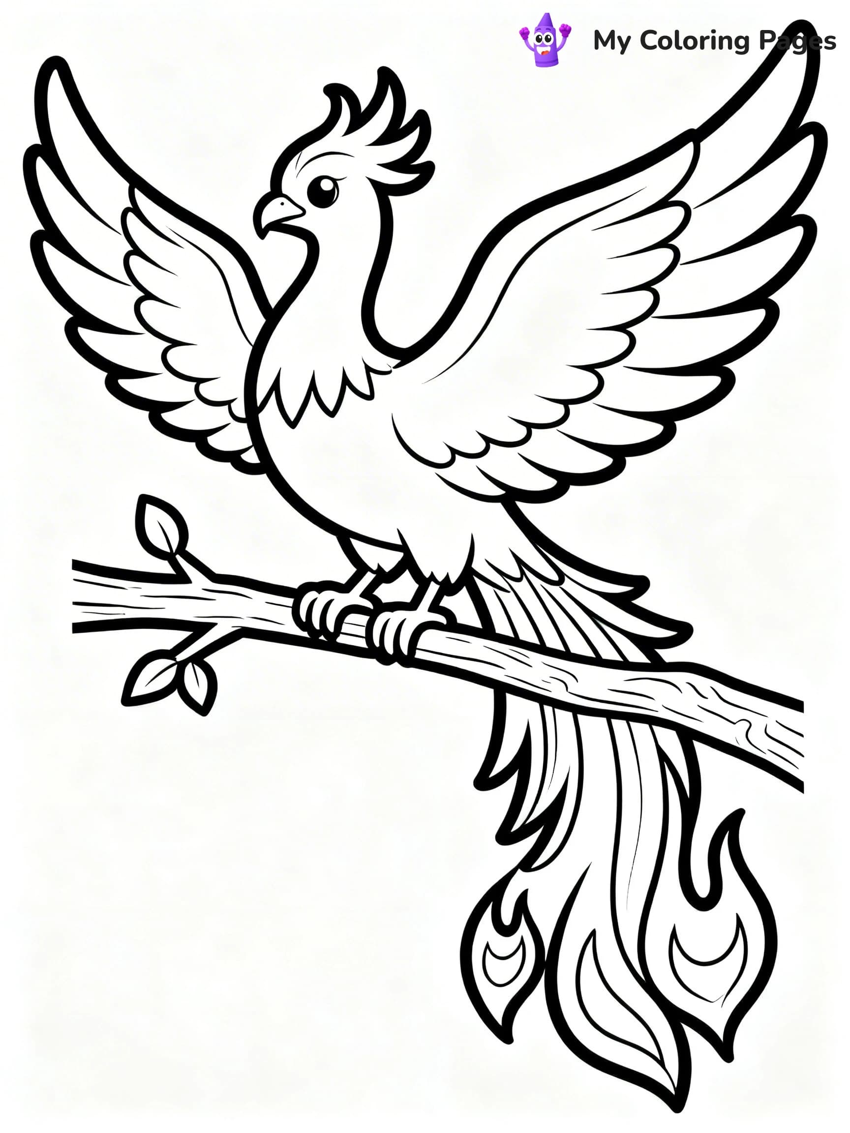 Phoenix Coloring Pages - 18