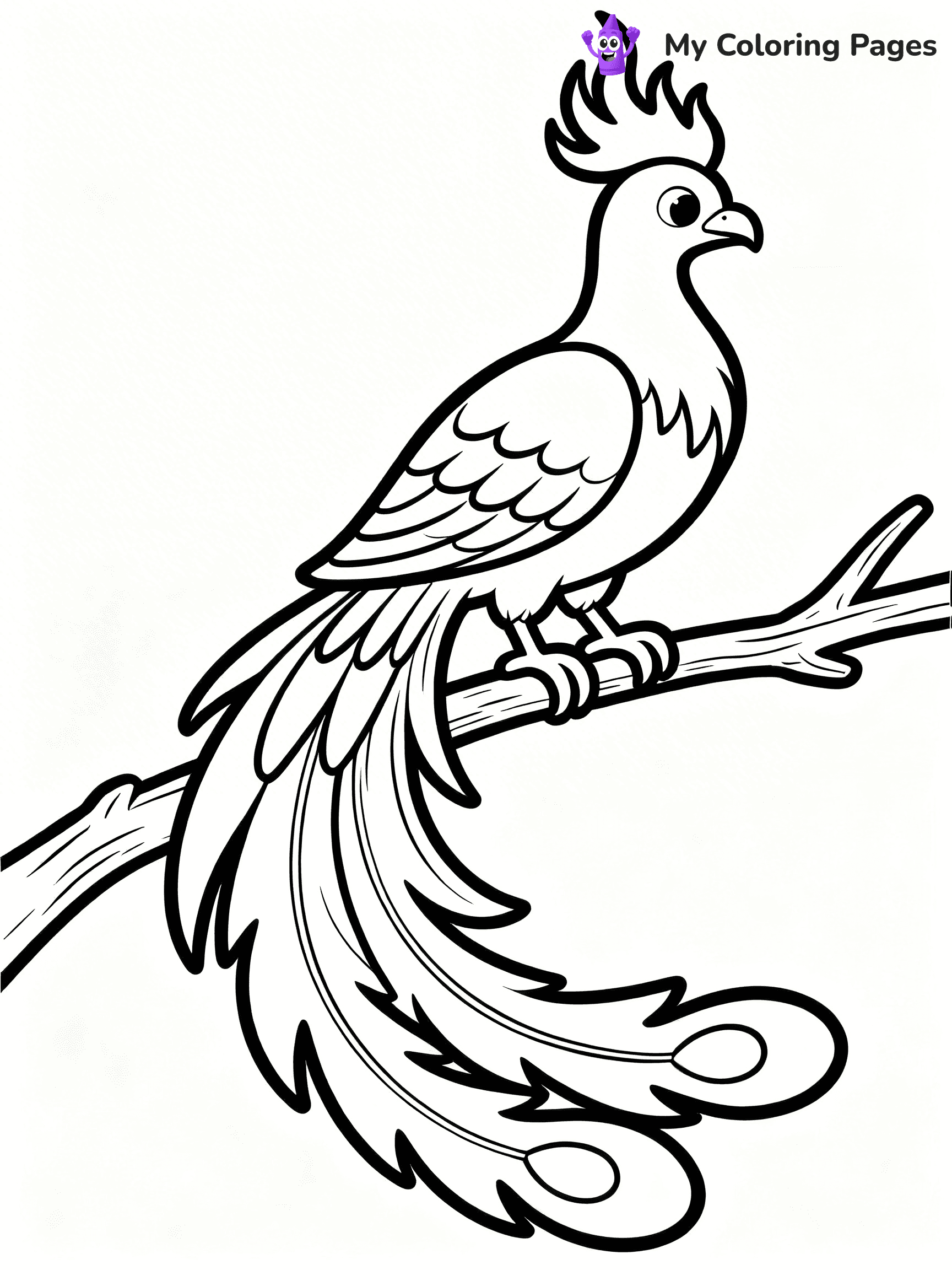 Phoenix Coloring Pages - 17