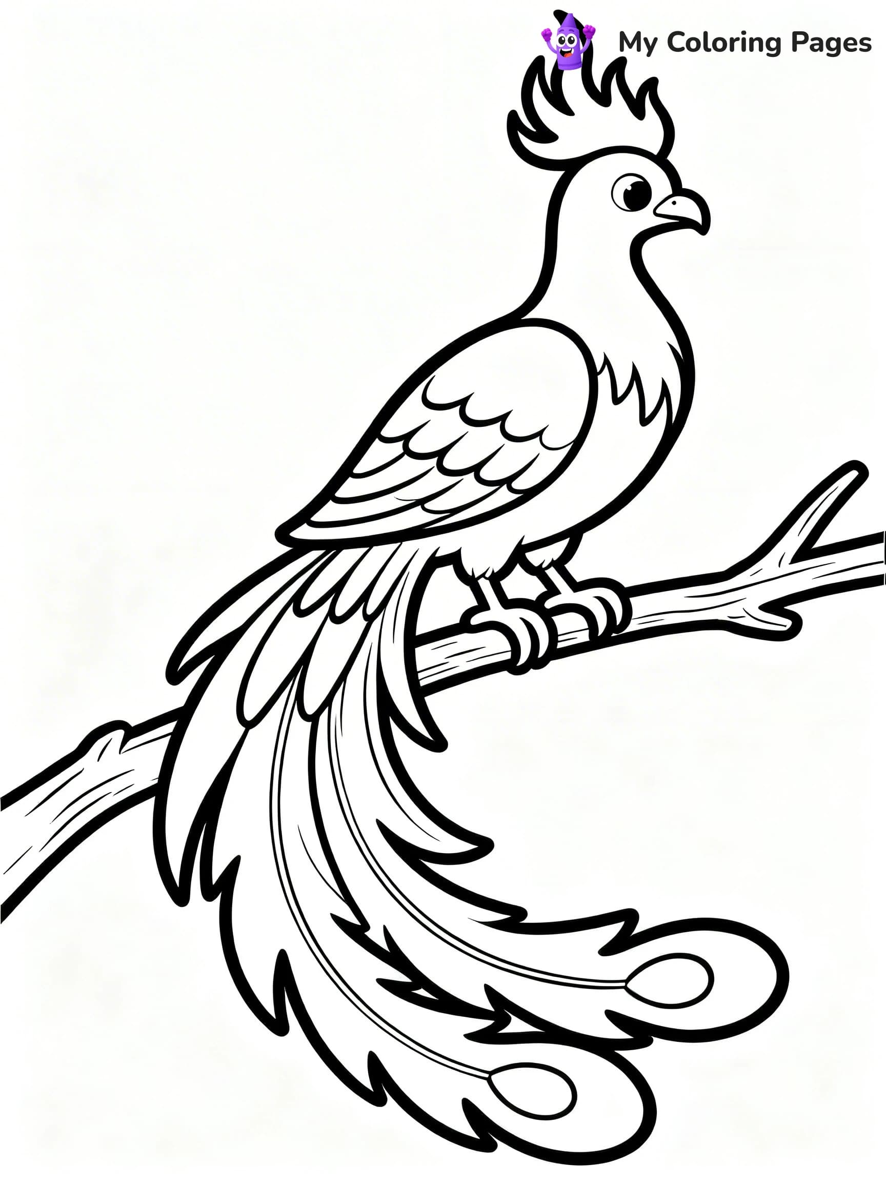 Phoenix Coloring Pages - 17