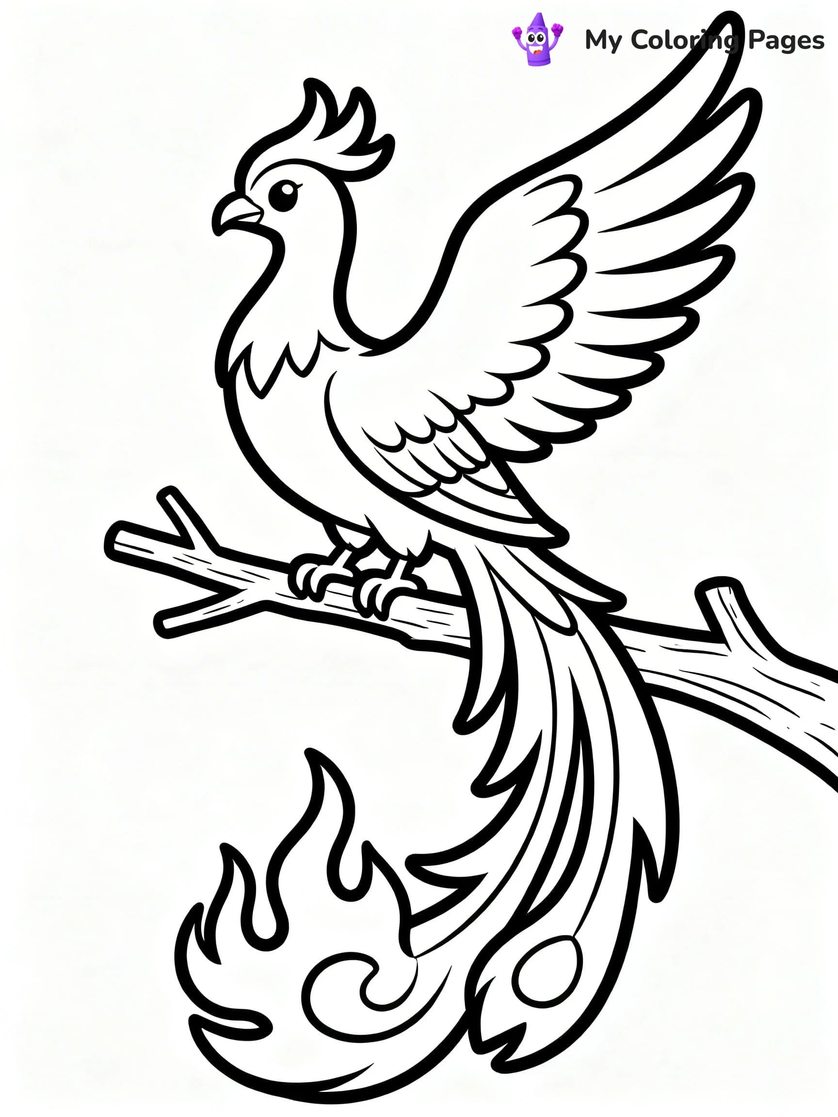 Phoenix Coloring Pages - 16