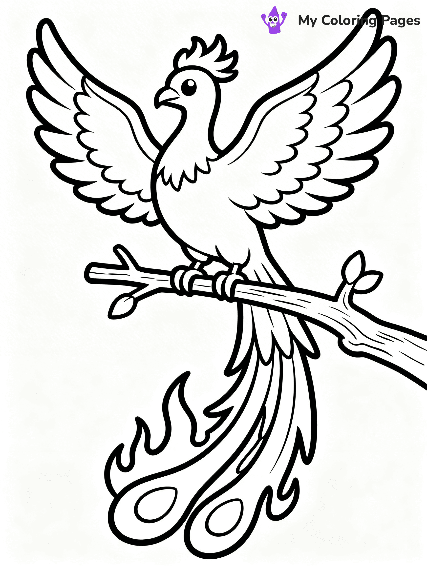 Phoenix Coloring Pages - 15