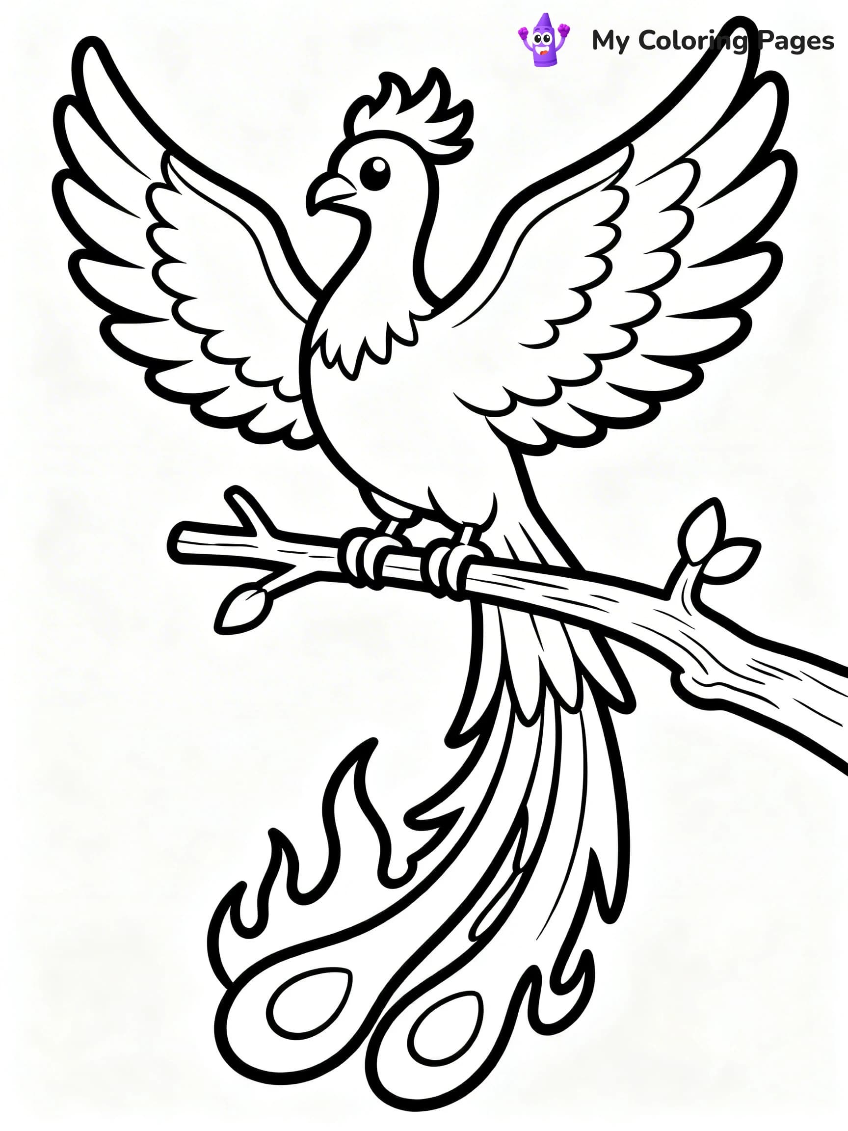 Phoenix Coloring Pages - 15
