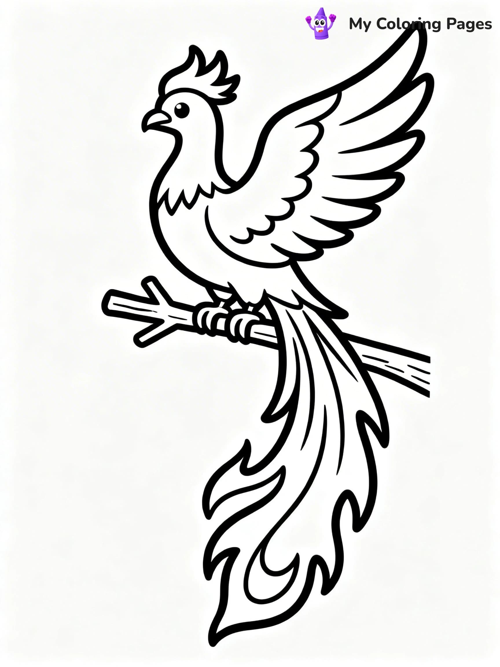 Phoenix Coloring Pages - 14