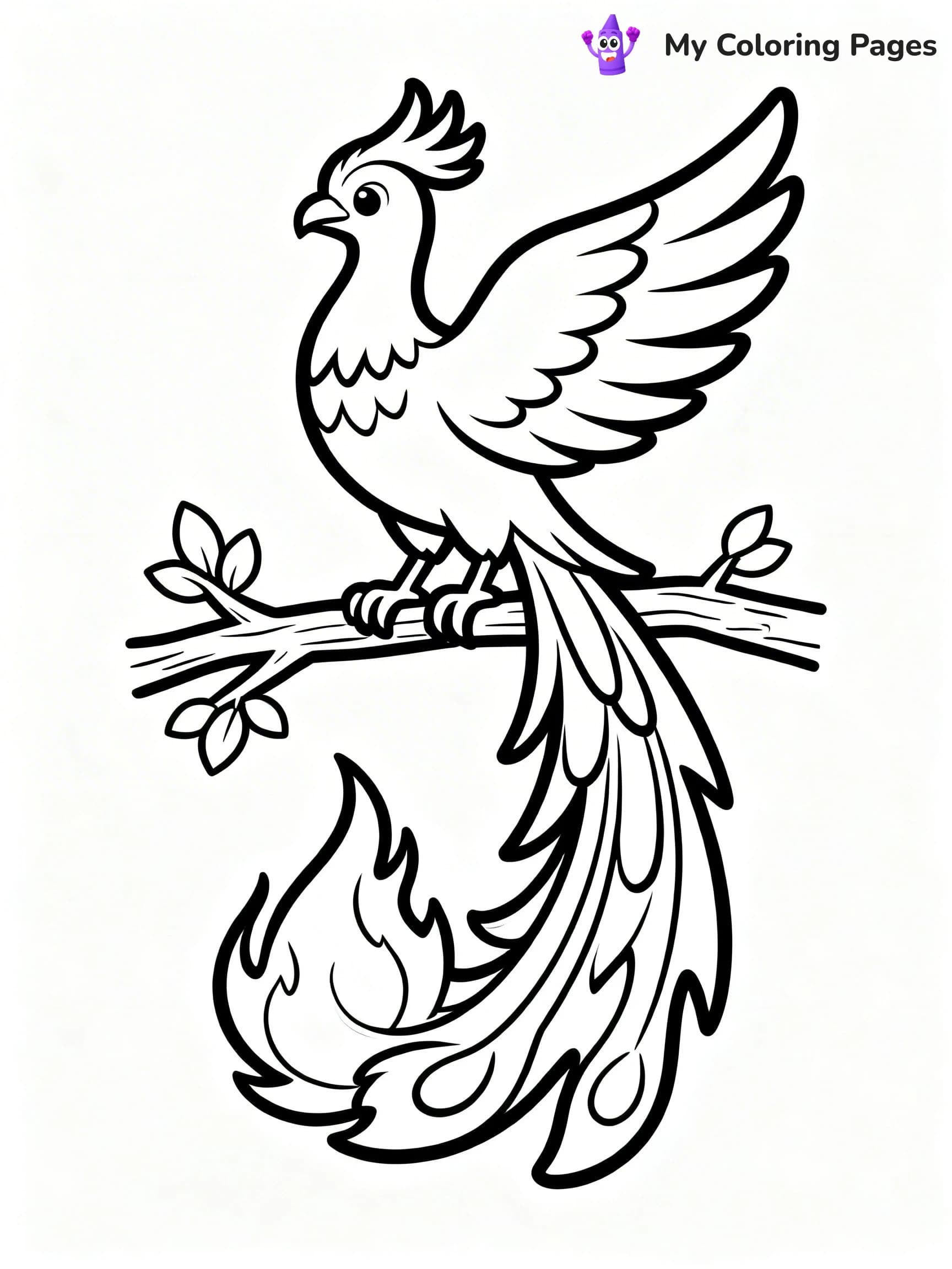 Phoenix Coloring Pages - 13