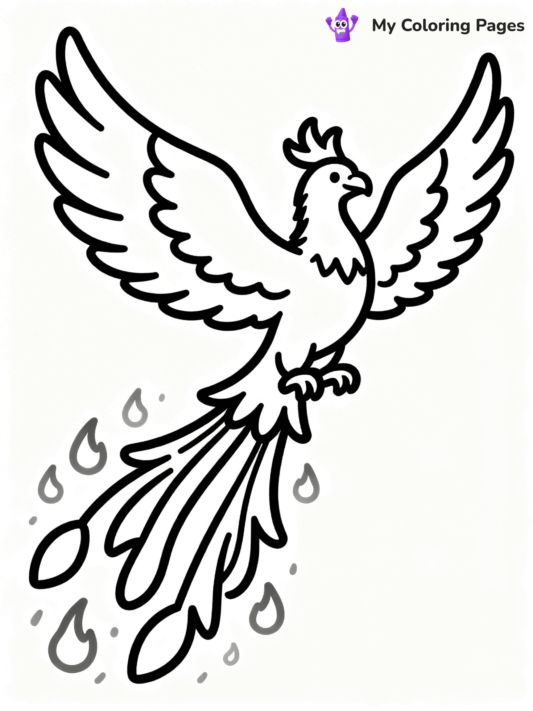 Phoenix Coloring Pages - 11