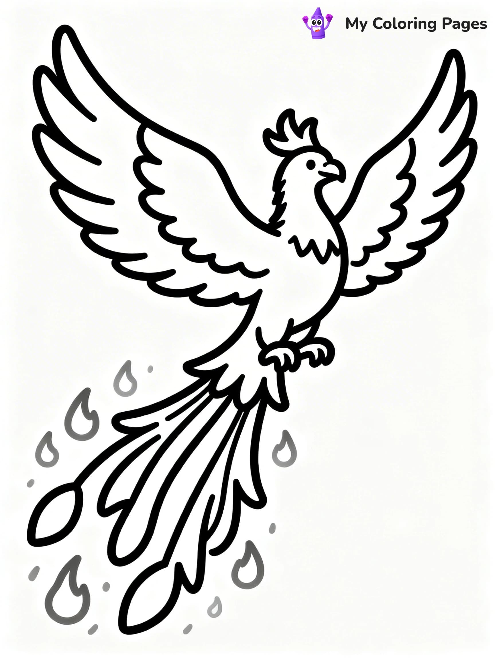 Phoenix Coloring Pages - 11