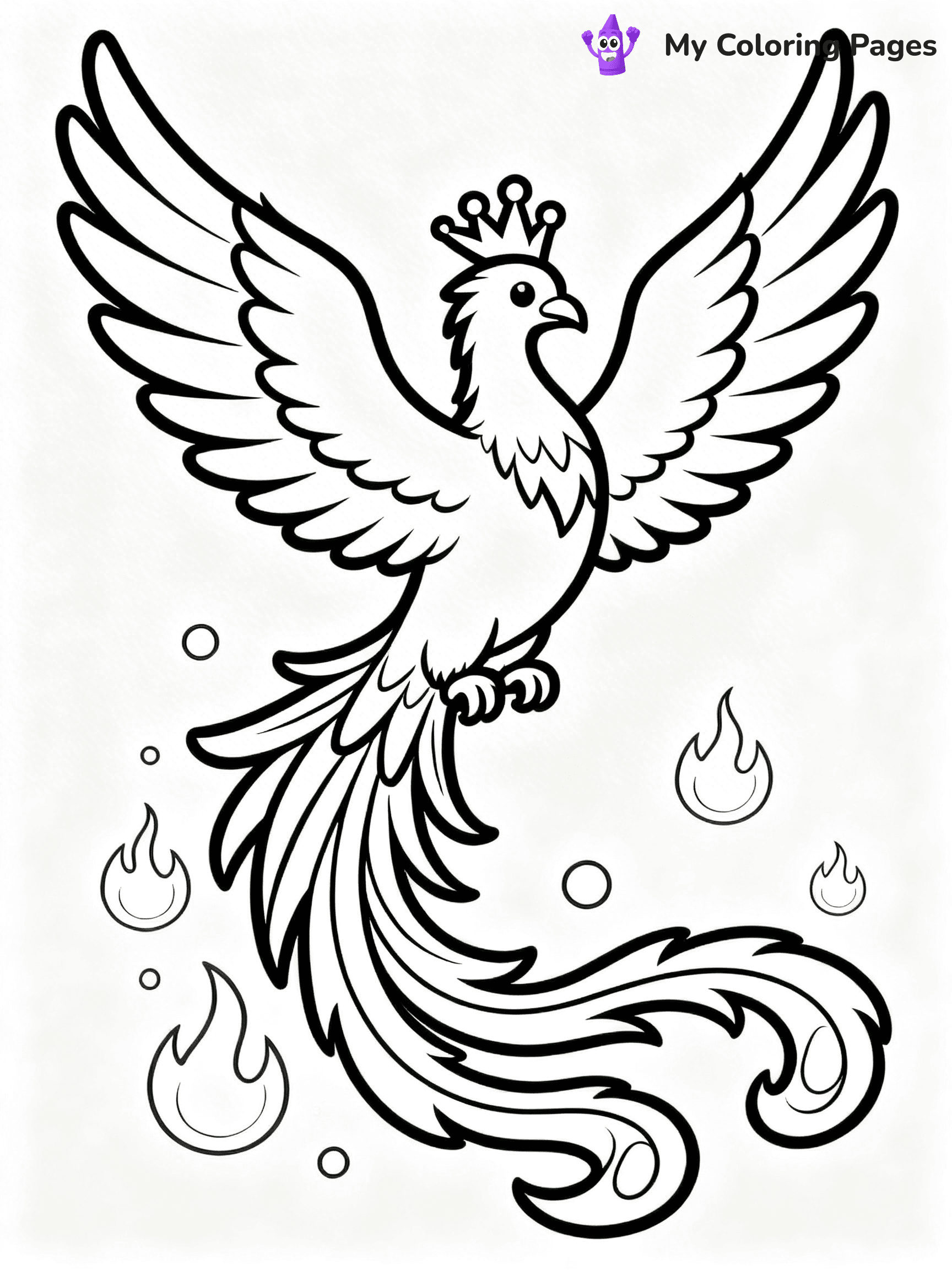 Phoenix Coloring Pages - 9