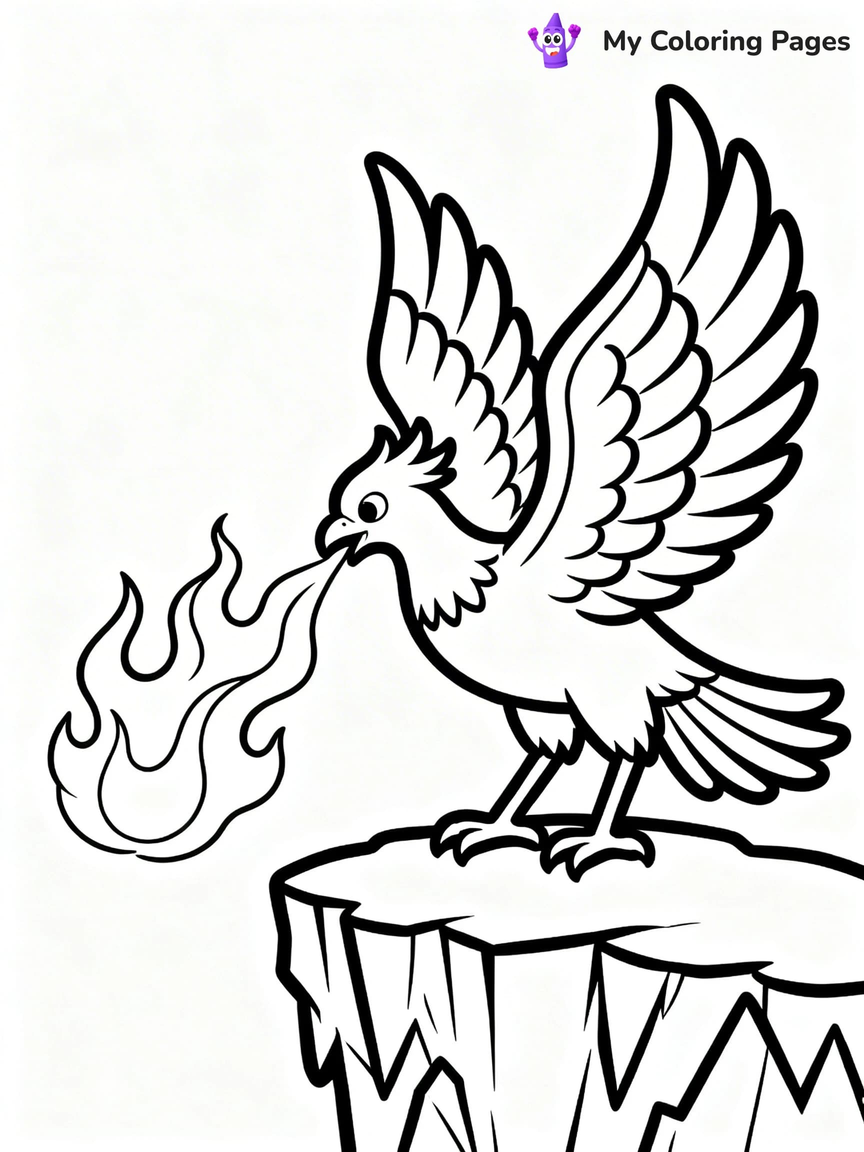 Phoenix Coloring Pages - 6