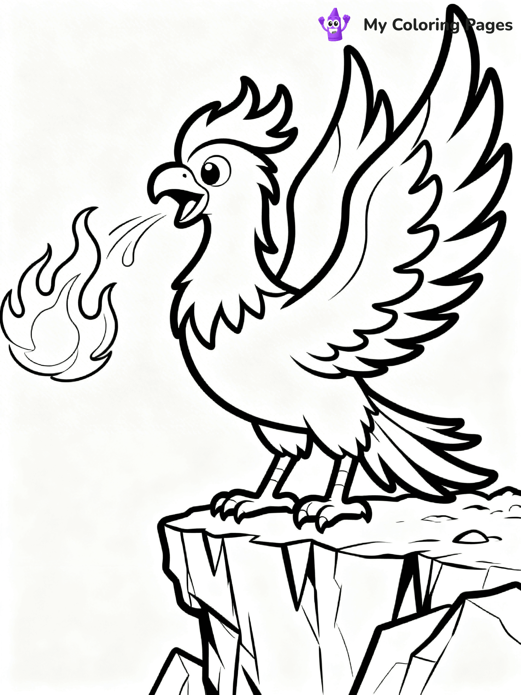 Phoenix Coloring Pages - 5