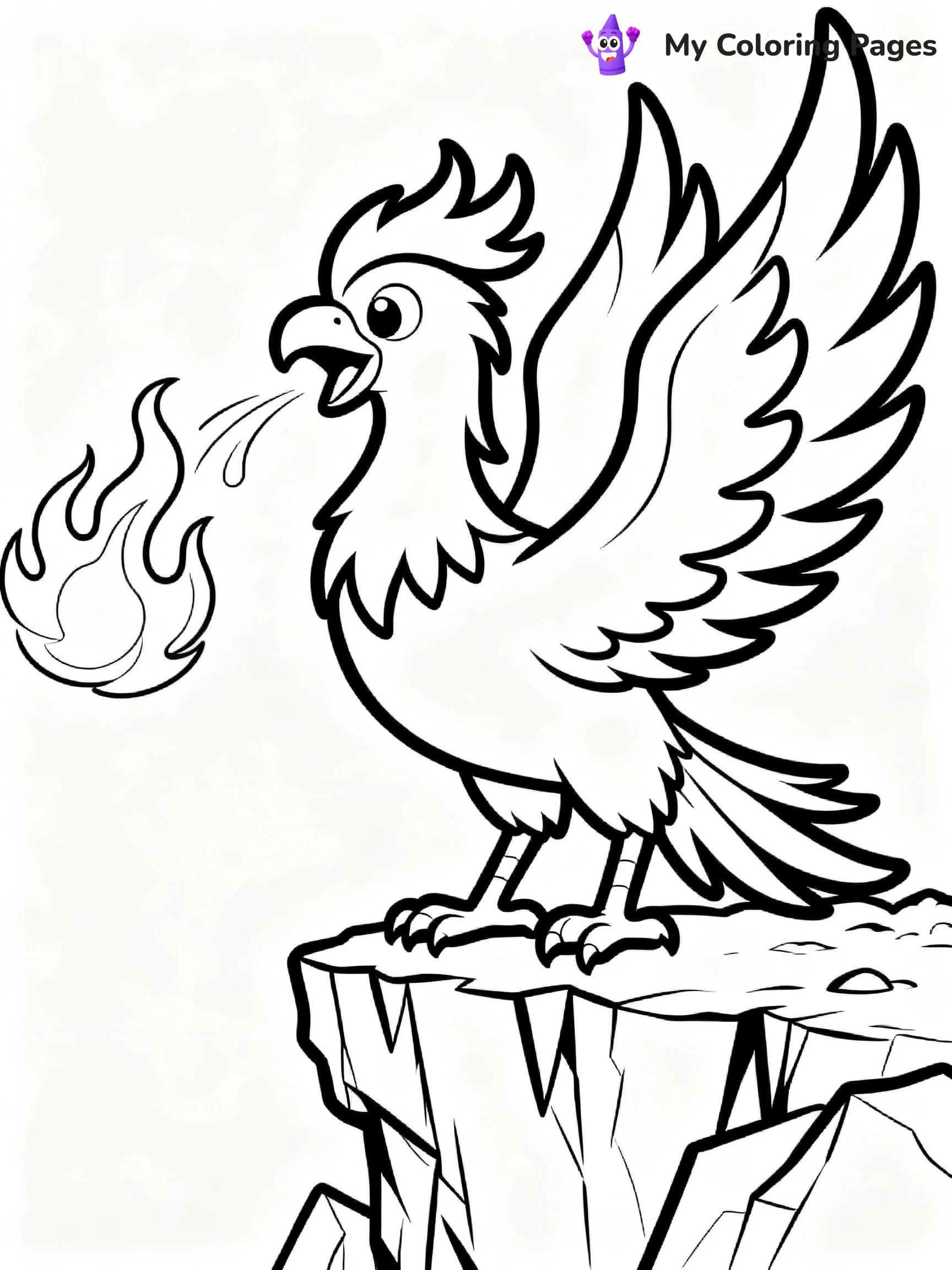 Phoenix Coloring Pages - 5