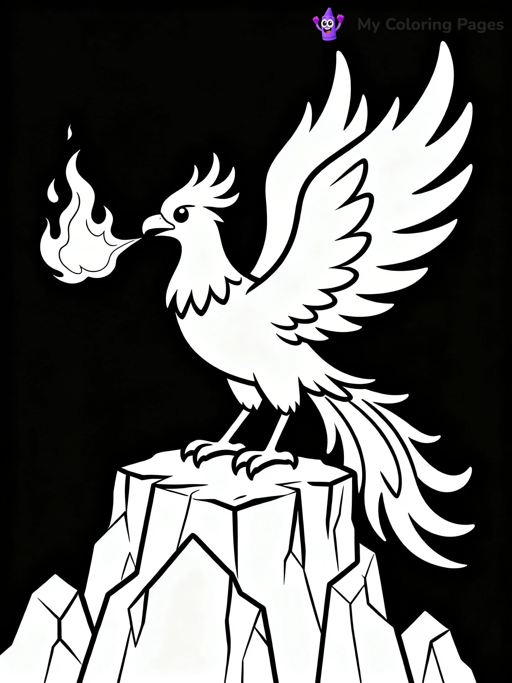Phoenix Coloring Pages - 4