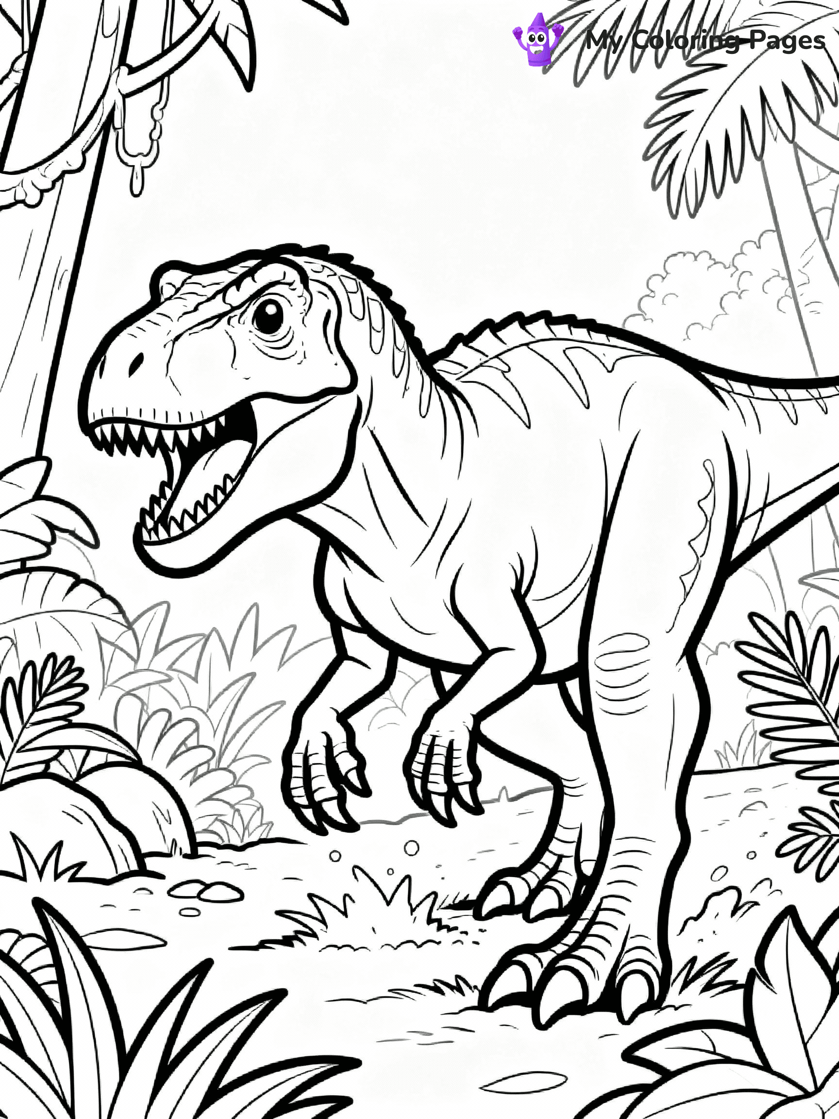 Indominus Rex Coloring Pages - 6