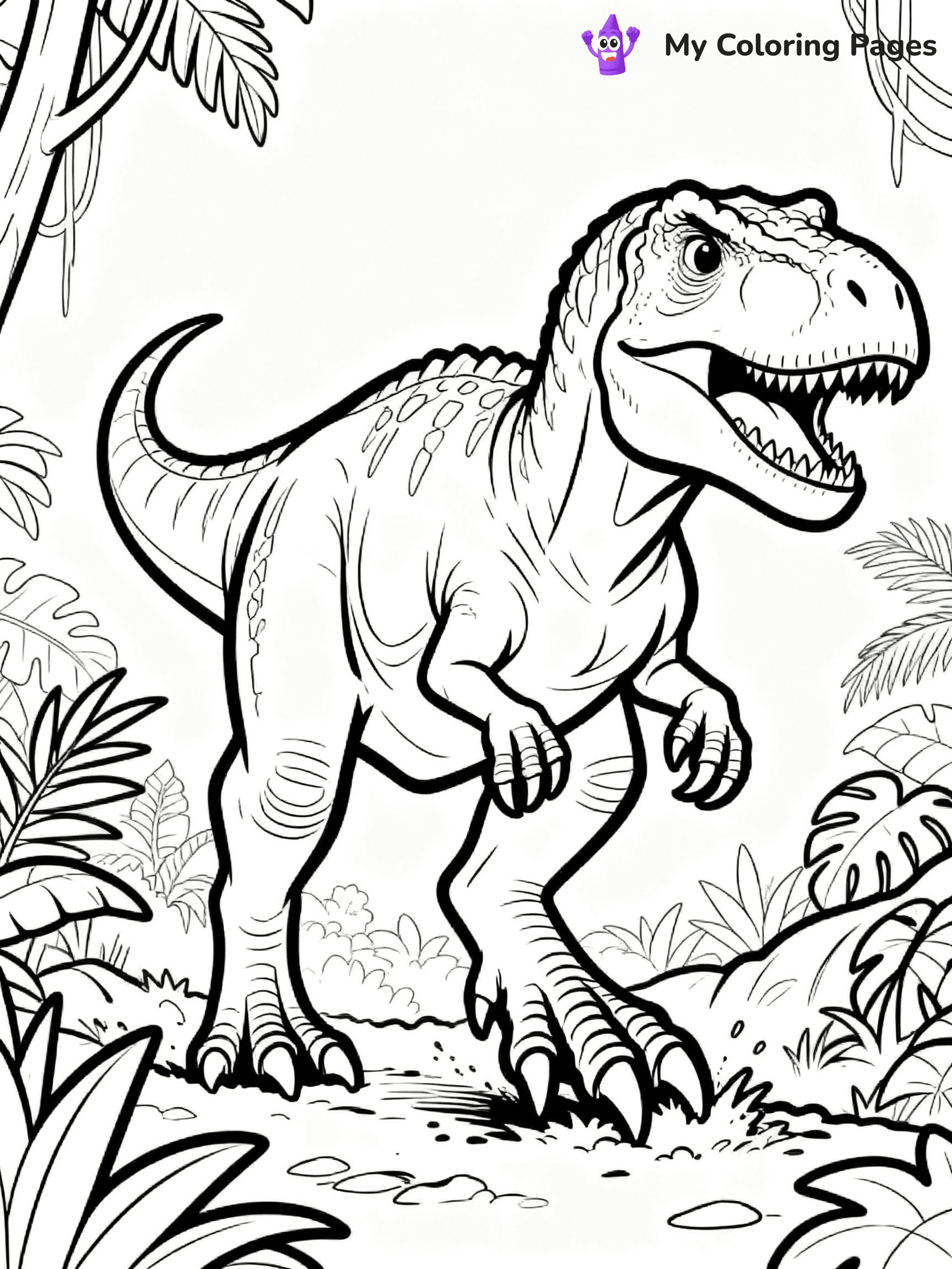 Indominus Rex Coloring Pages - 4