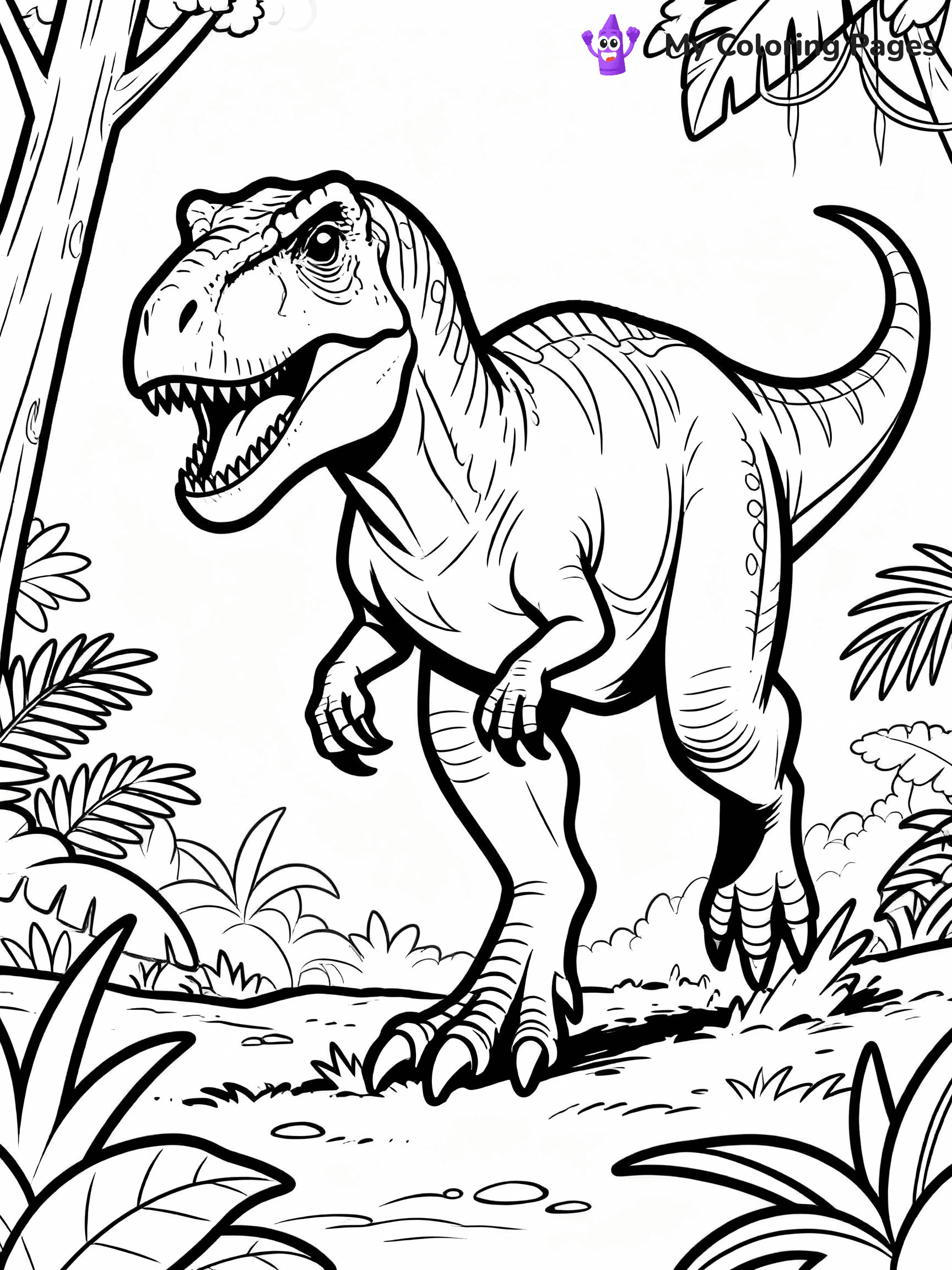 Indominus Rex Coloring Pages - 2