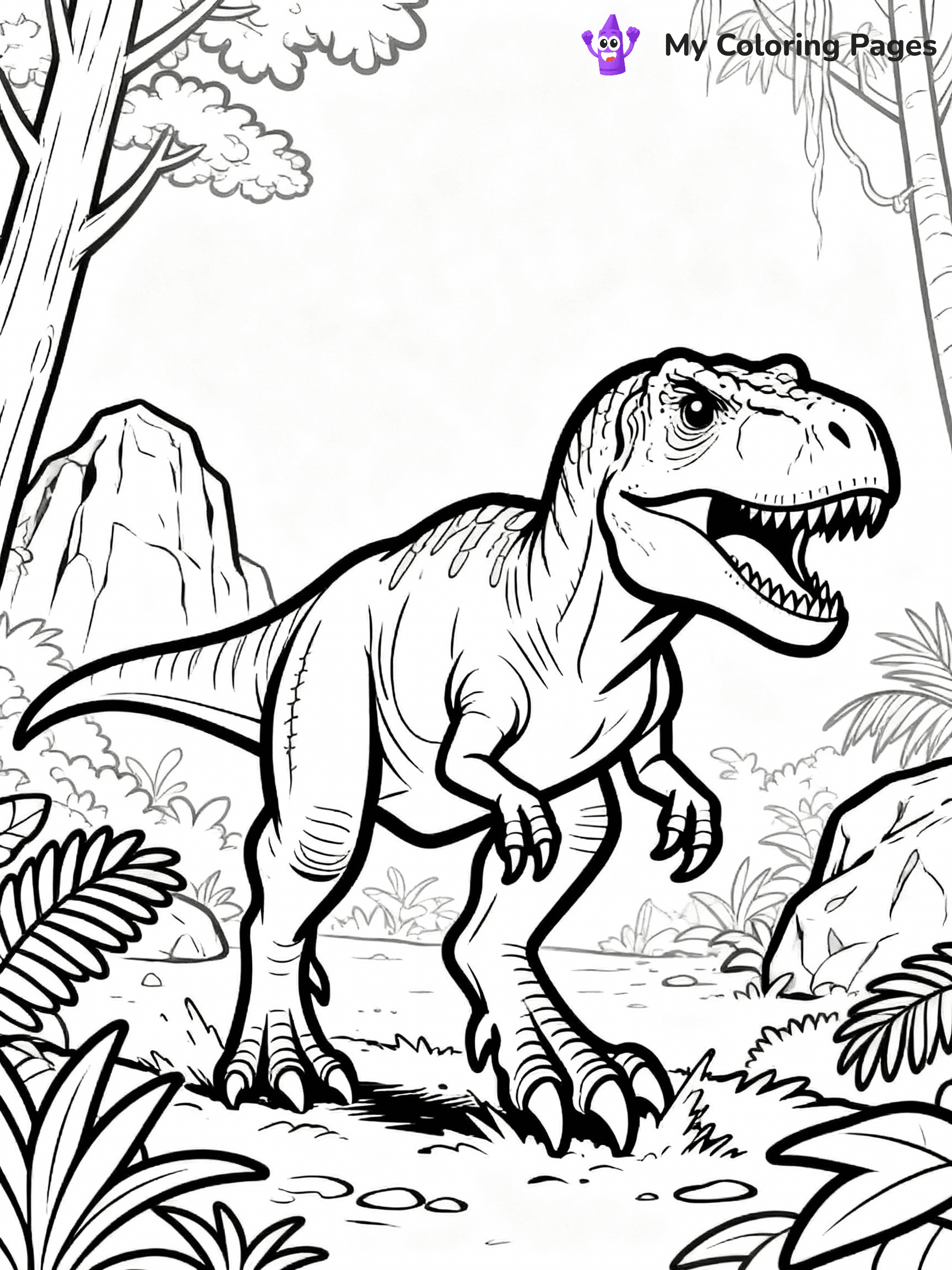 Indominus Rex Coloring Pages - 1