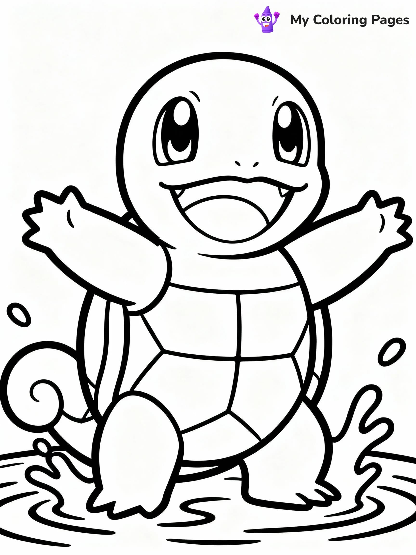 Blastoise Coloring Pages - 24