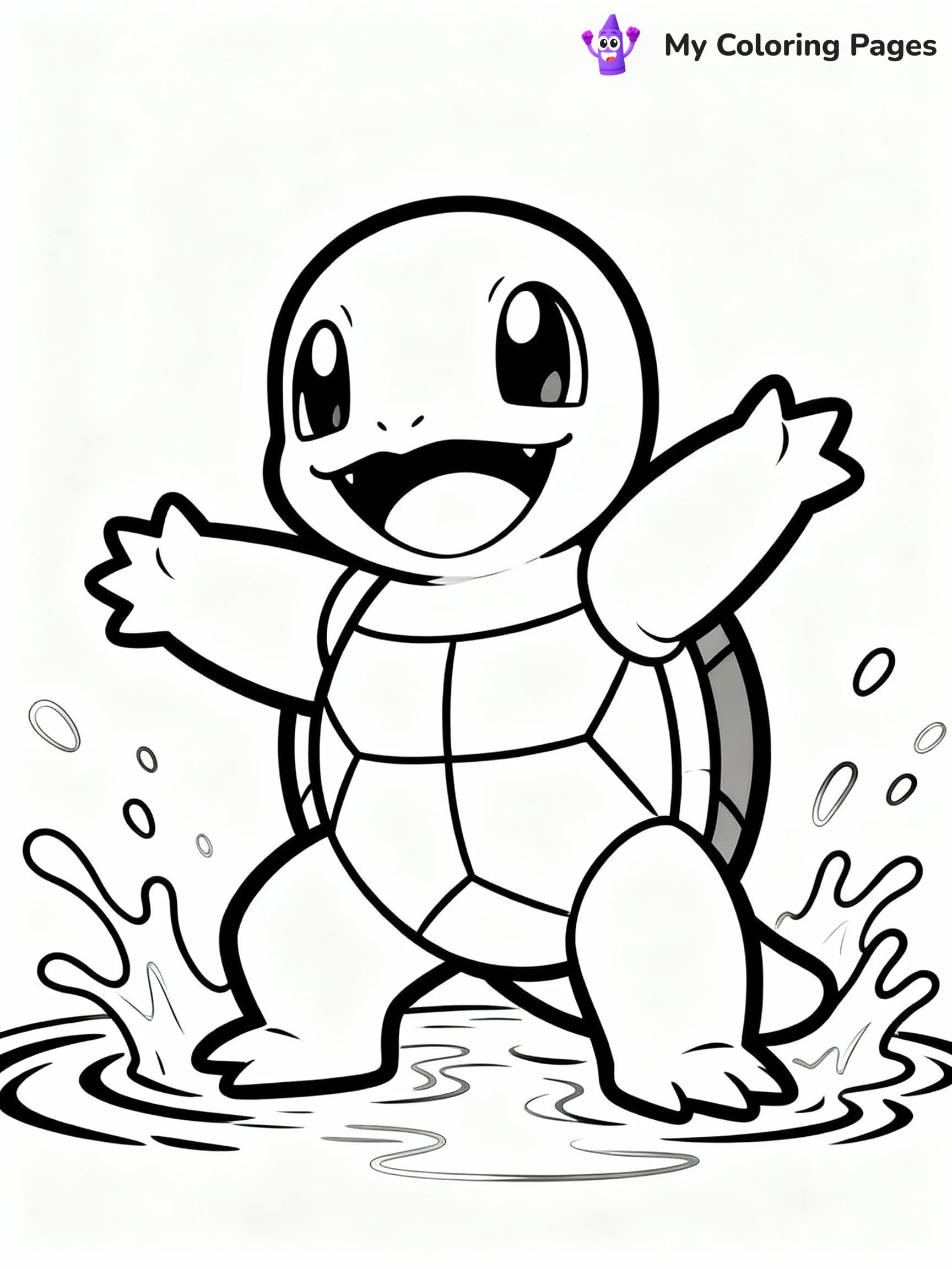 Blastoise Coloring Pages - 21