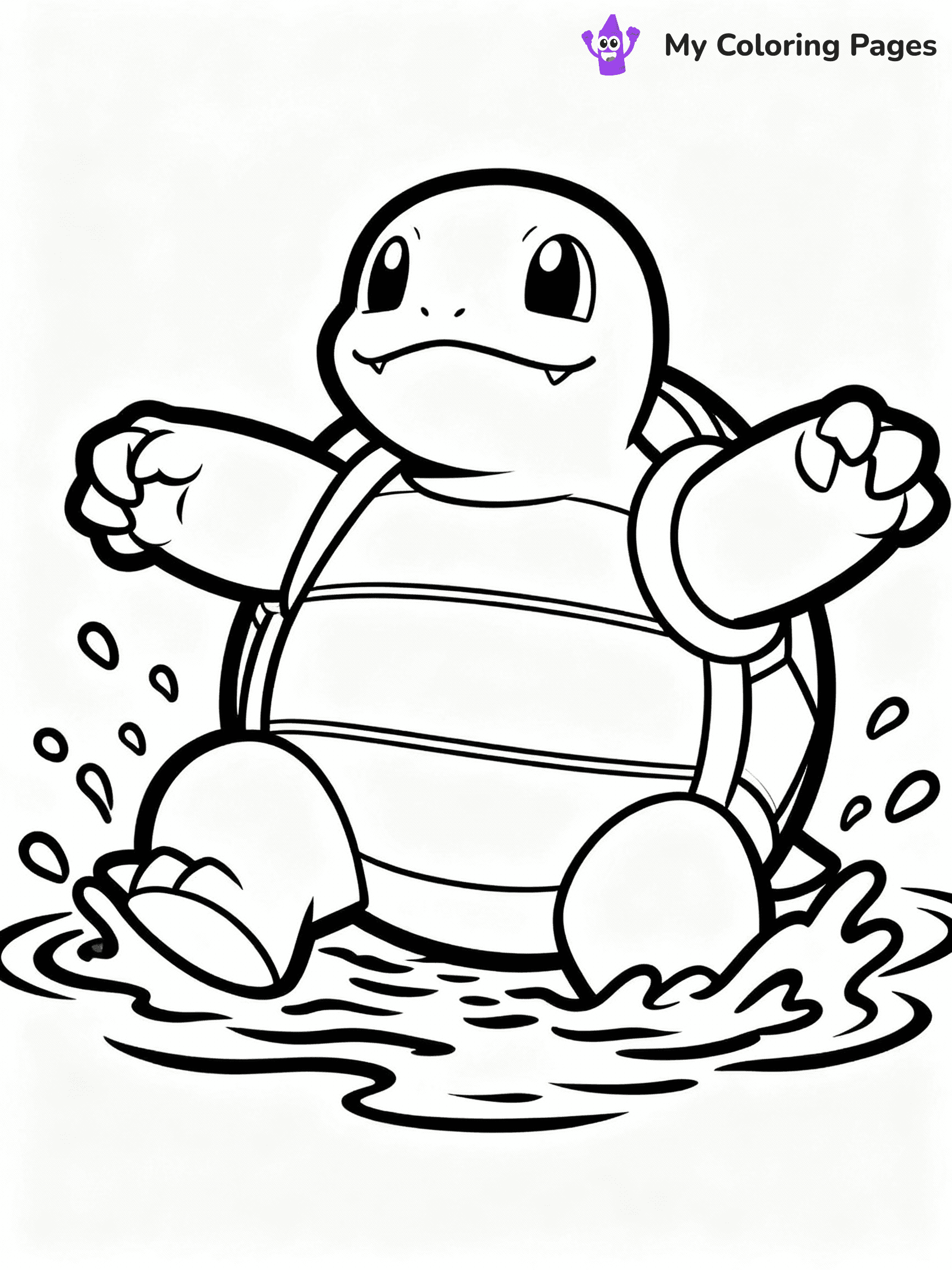 Blastoise Coloring Pages - 19
