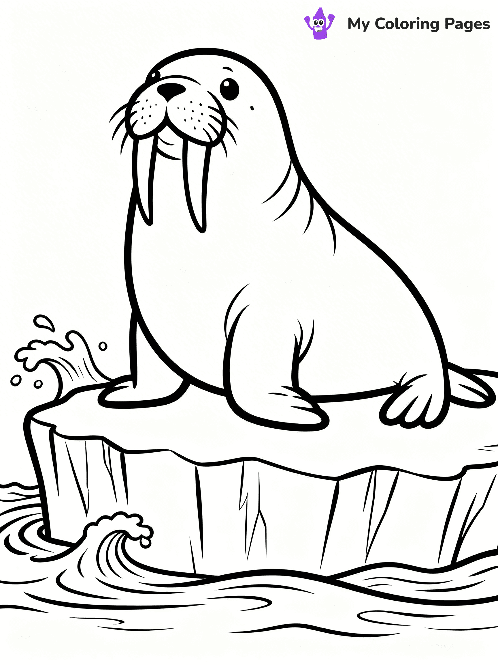 Walrus Coloring Pages - 45