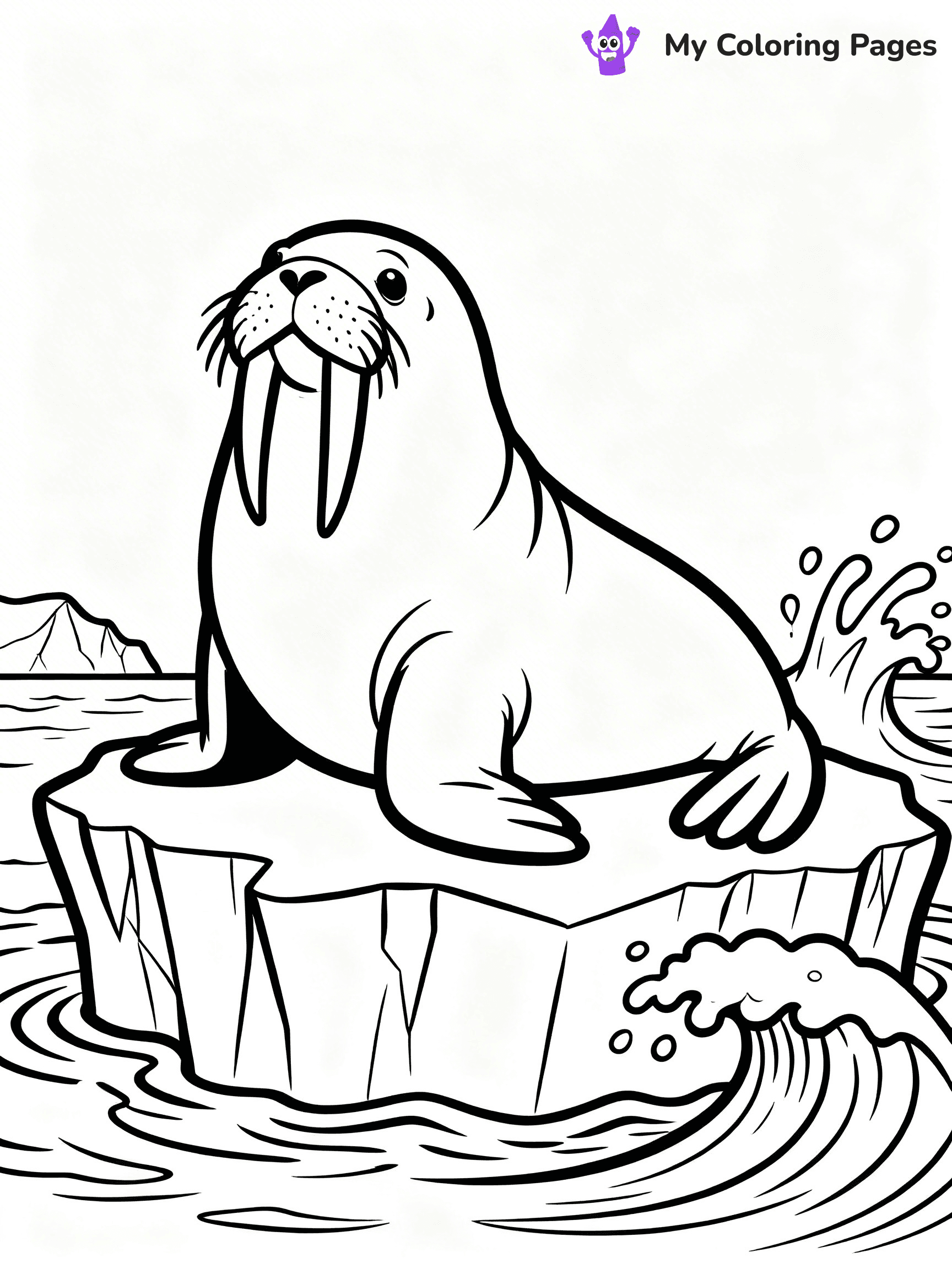 Walrus Coloring Pages - 44