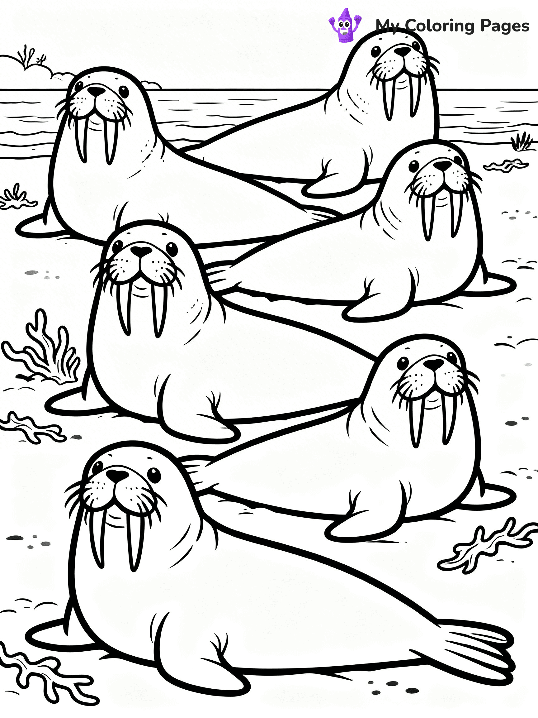 Walrus Coloring Pages - 38