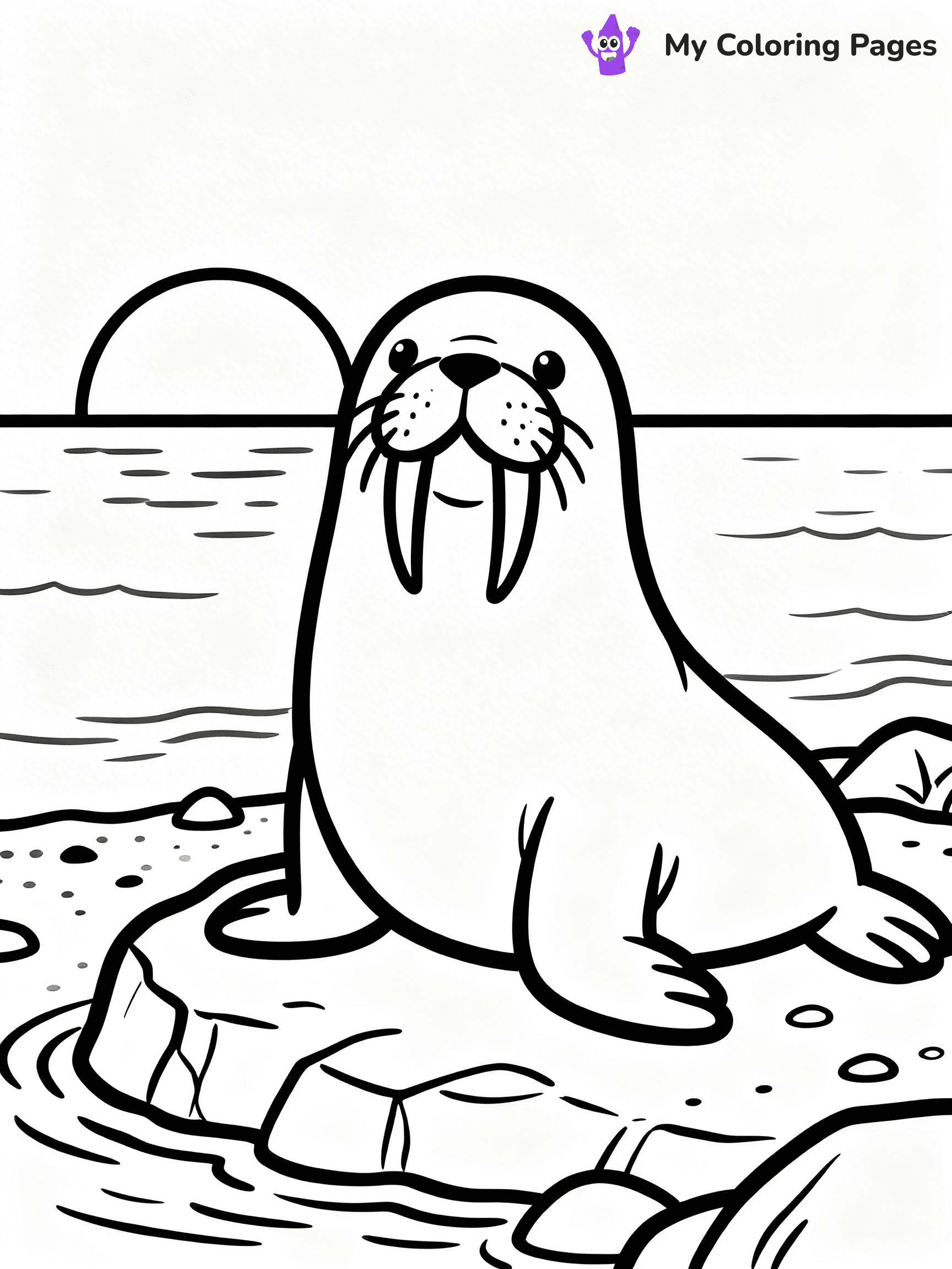 Walrus Coloring Pages - 28