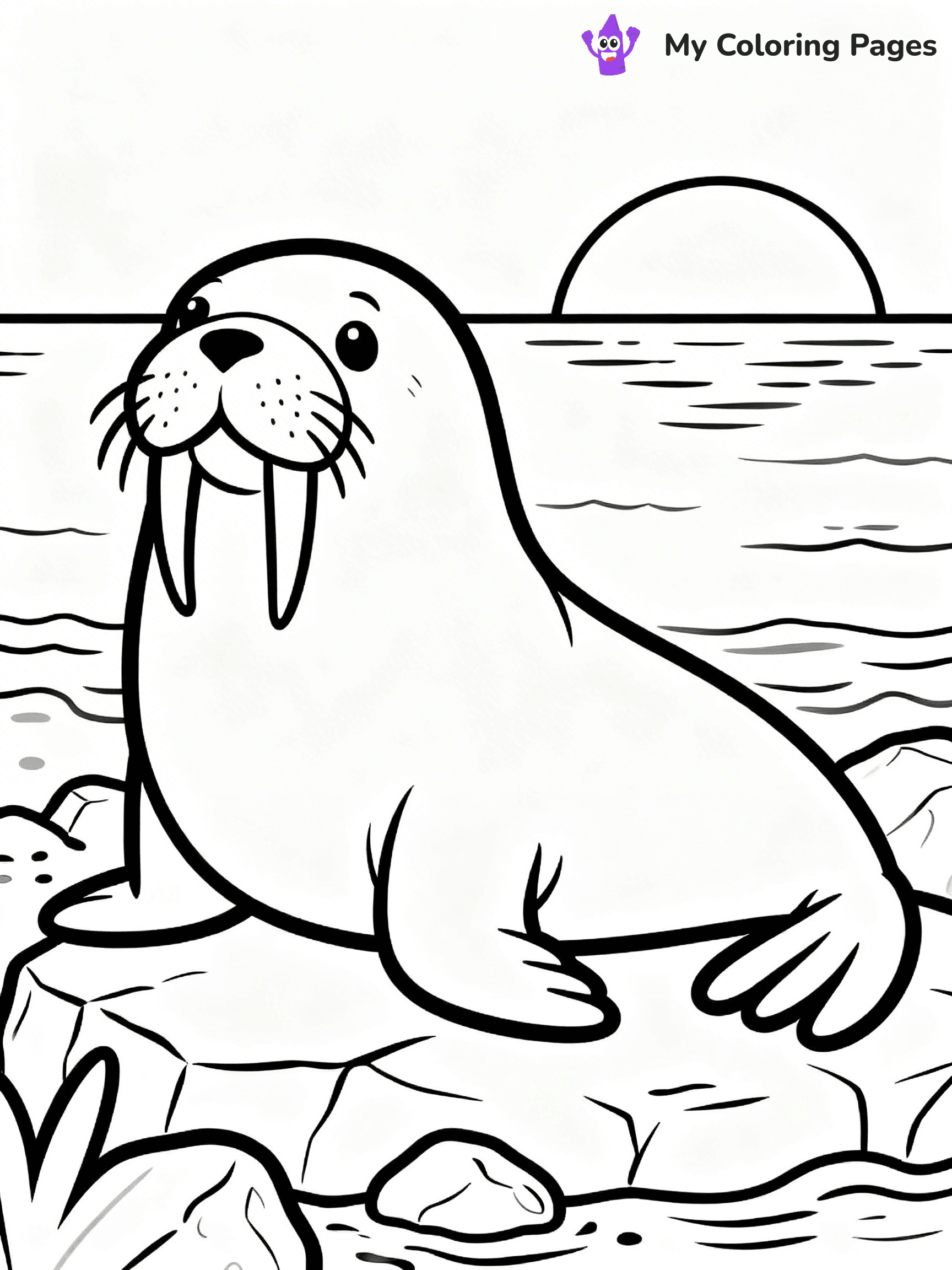 Walrus Coloring Pages - 27